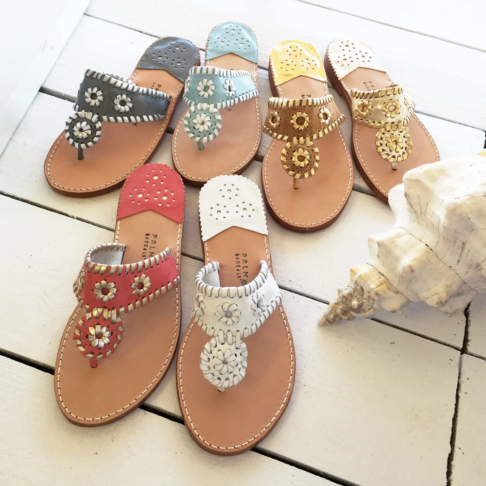 Palm Beach Sandals Classic Platinum Gold Cruz N Shoes By Menorquinas Usa