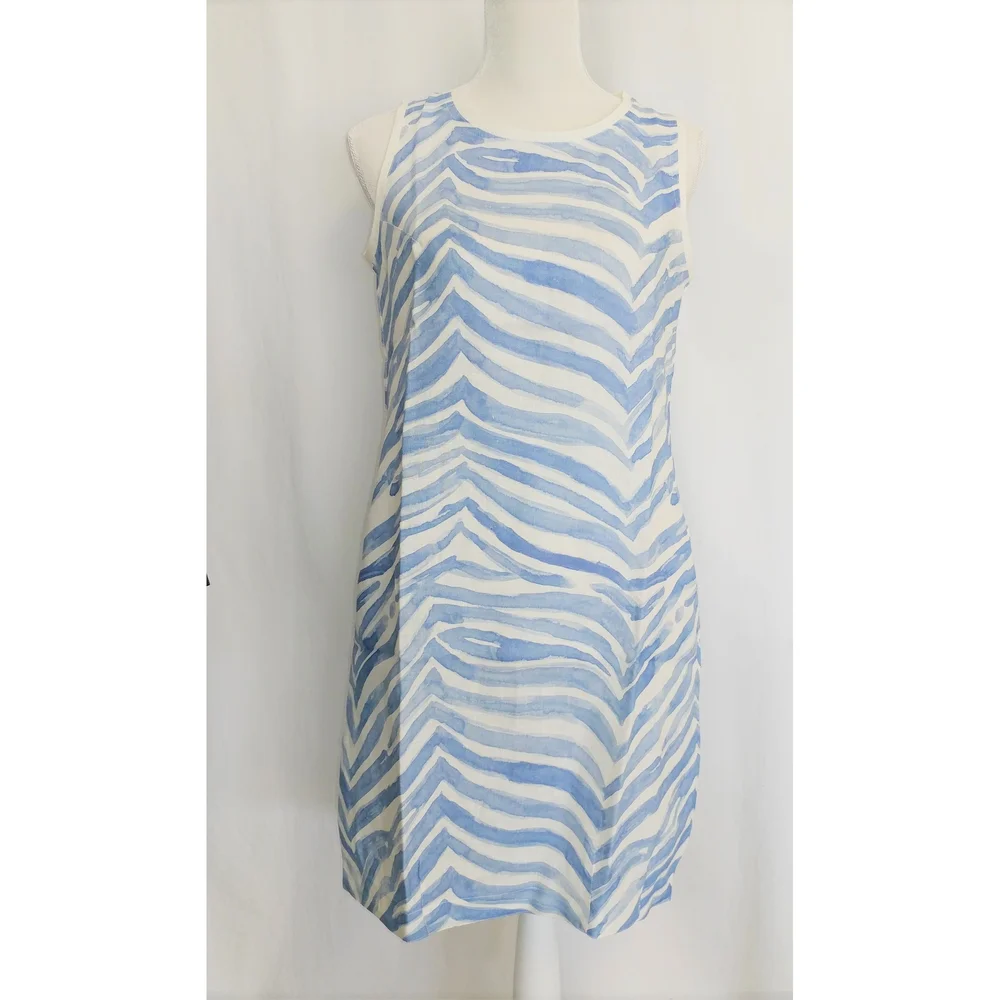 blue zebra dress Carioca Dress // Blue Zebra main image 1