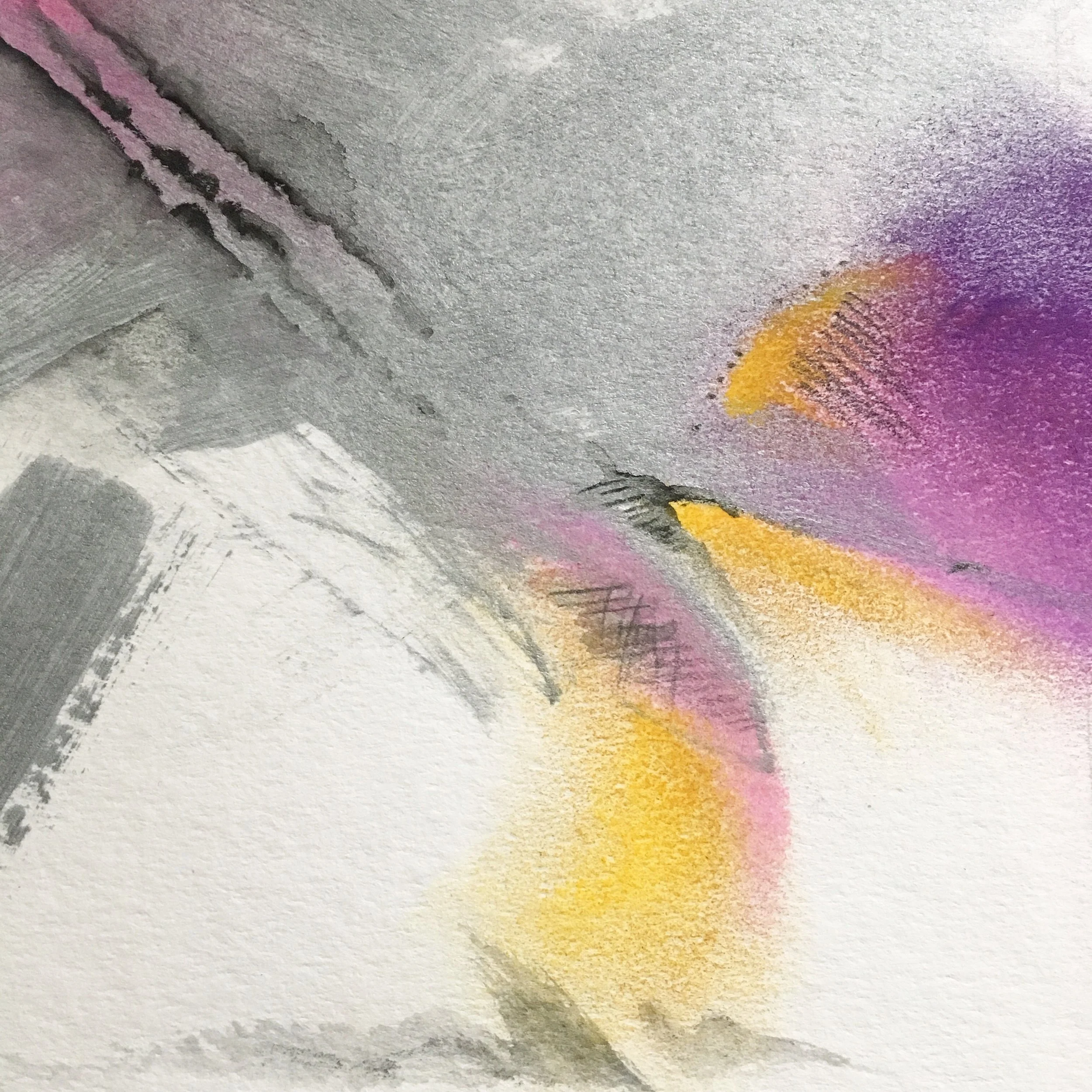 Where the Clouds are Born 28/100 of #the100dayproject and #100daysof5x5abstraction