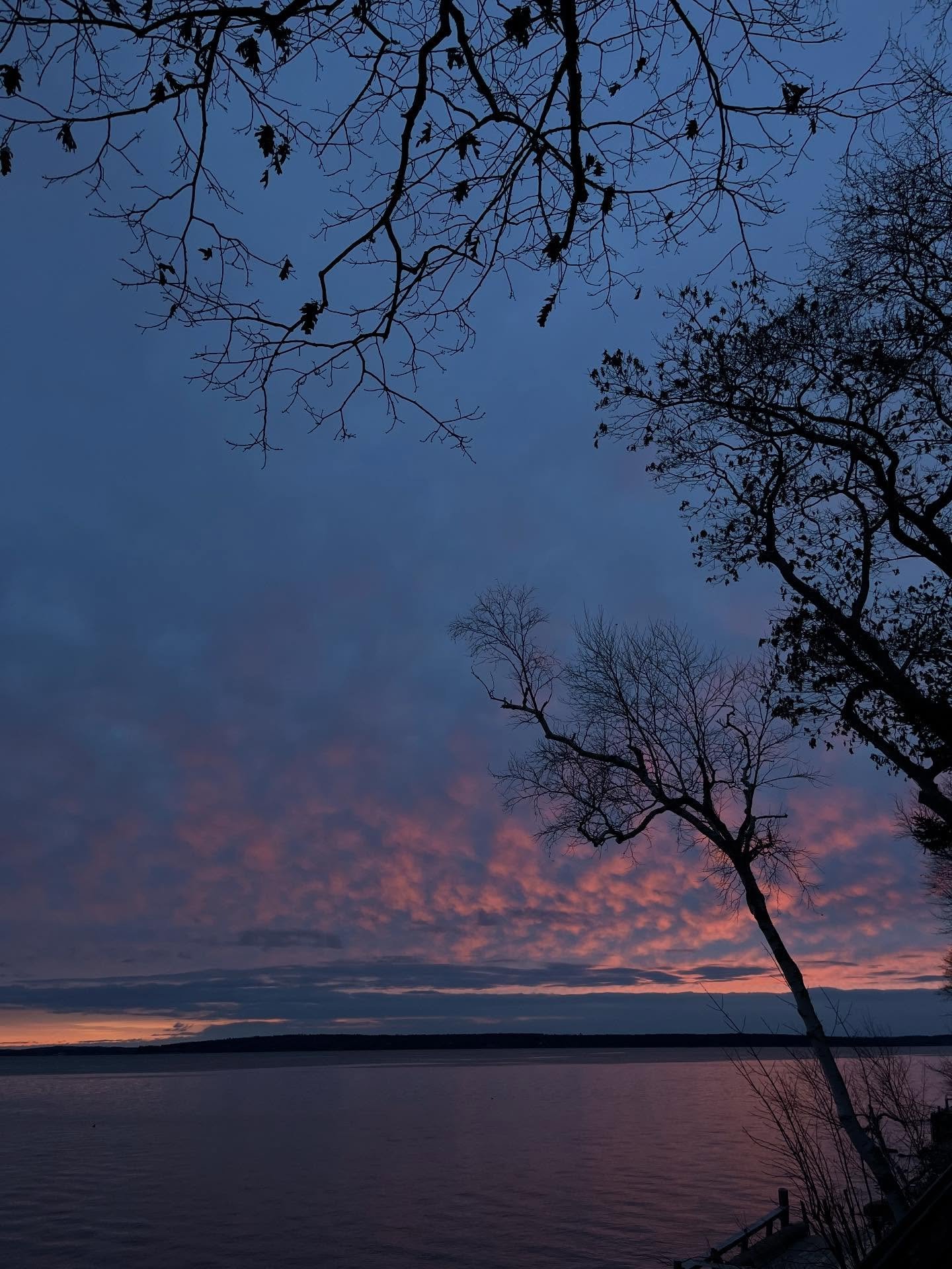 Sunrise before the storm.