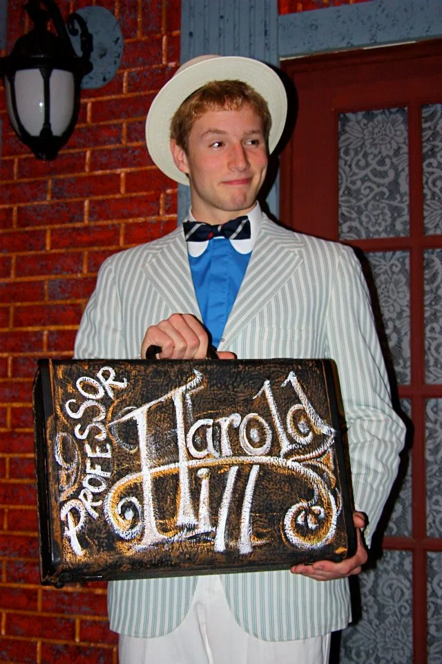 Playing Harold Hill in "The Music Man"