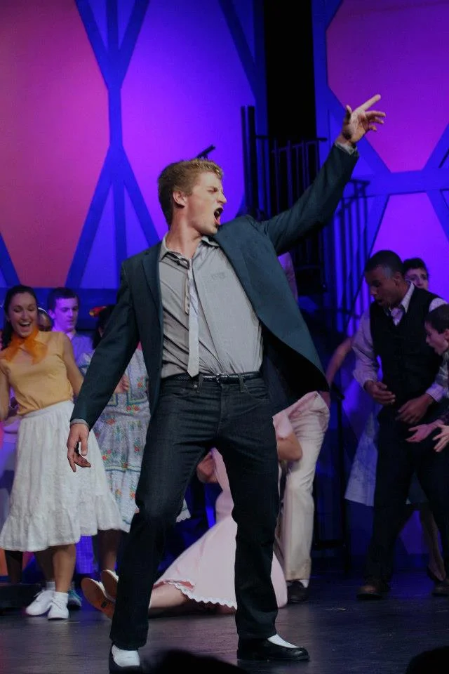 Playing Conrad Birdie in "Bye Bye Birdie"