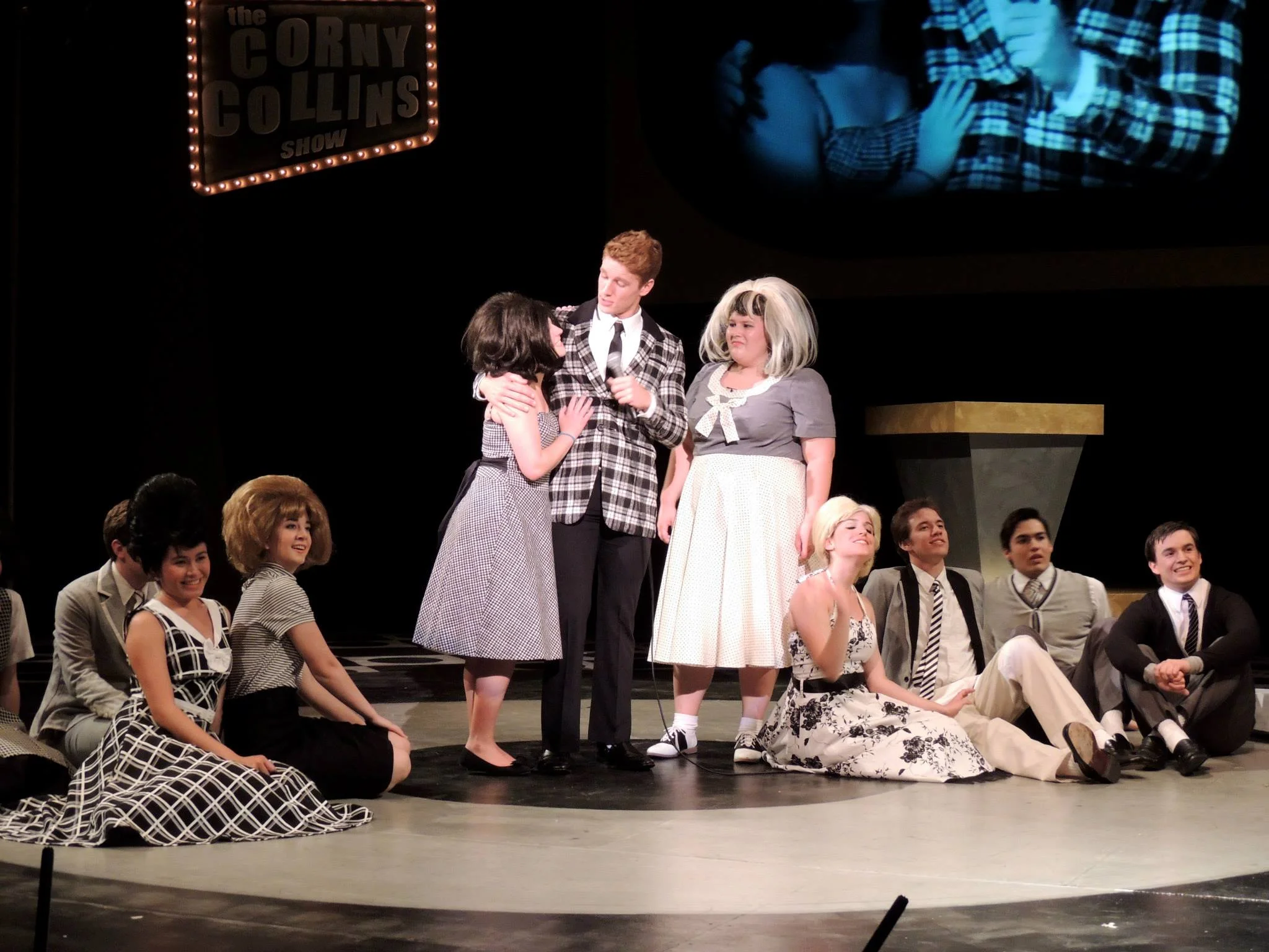 Playing Corny Collins in "Hairspray"