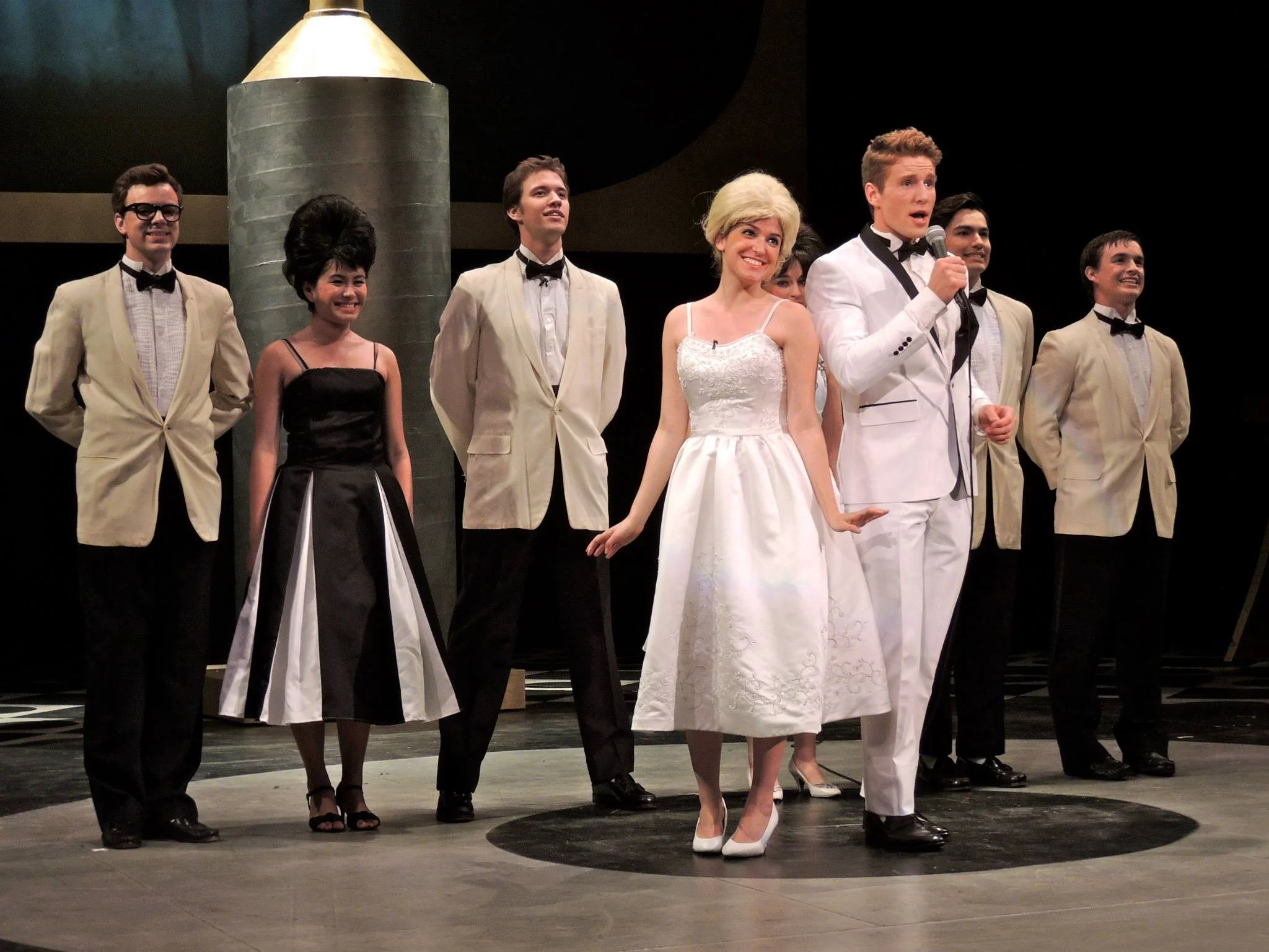 Playing Corny Collins in "Hairspray"