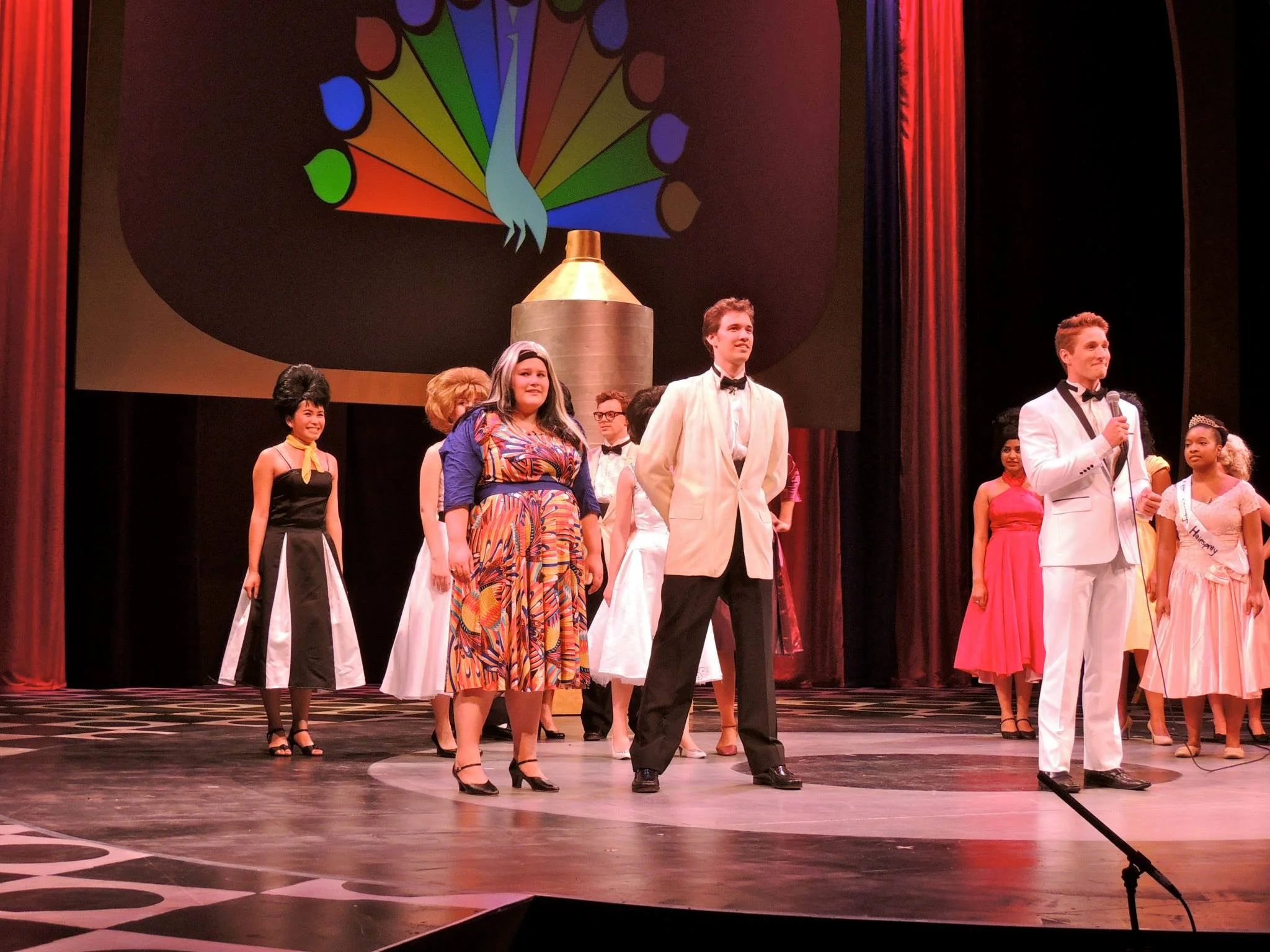 Playing Corny Collins in "Hairspray"