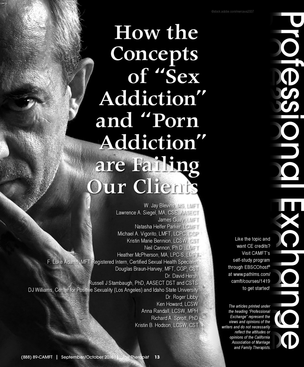 Sex Addict Black - How The Concepts of â€œSex Addictionâ€ and â€œPorn Addictionâ€ are Failing Our  Clients â€” Sexual Health Alliance