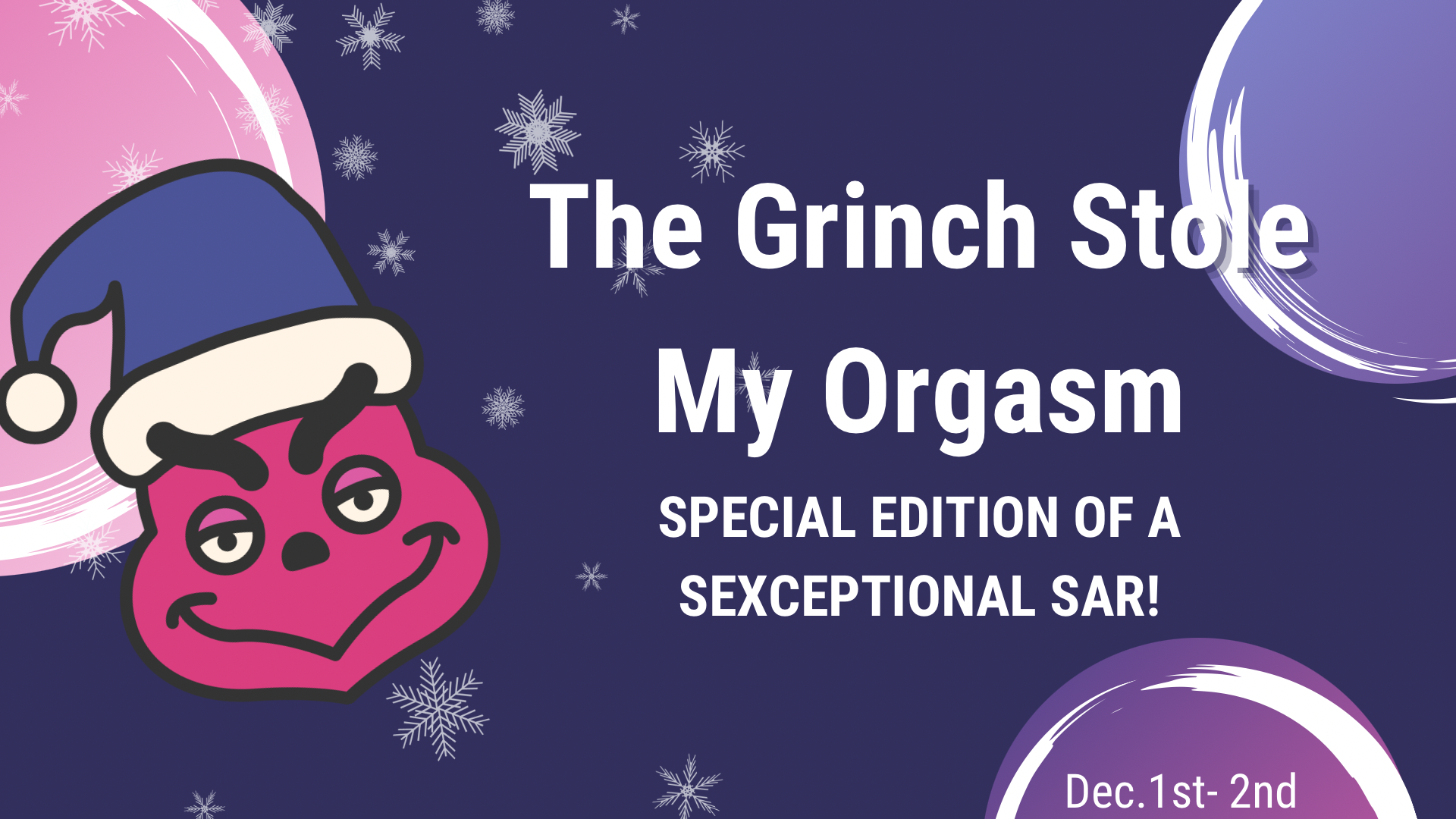 Online SAR- Grinch Edition — Sexual Health Alliance image