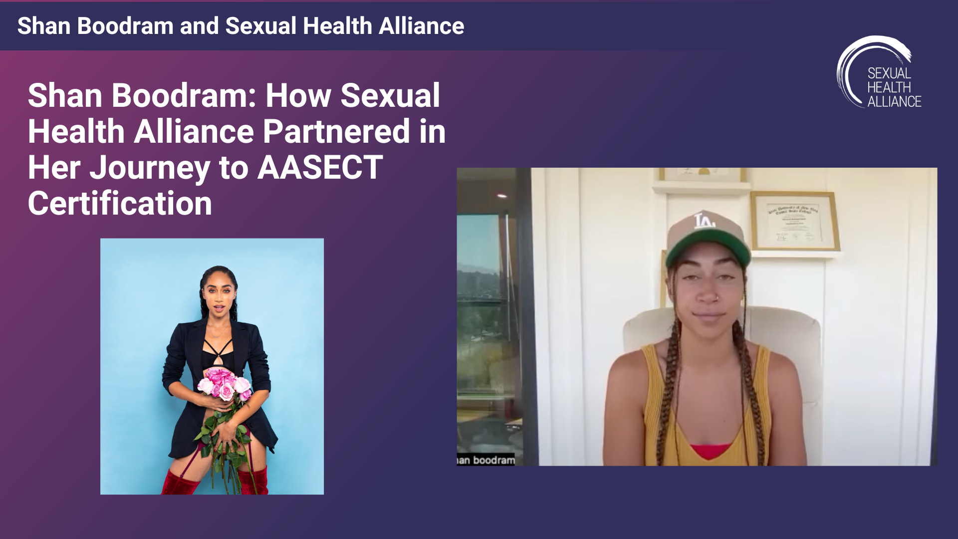 Shan Boodram: How Sexual Health Alliance Partnered in Her Journey to ...