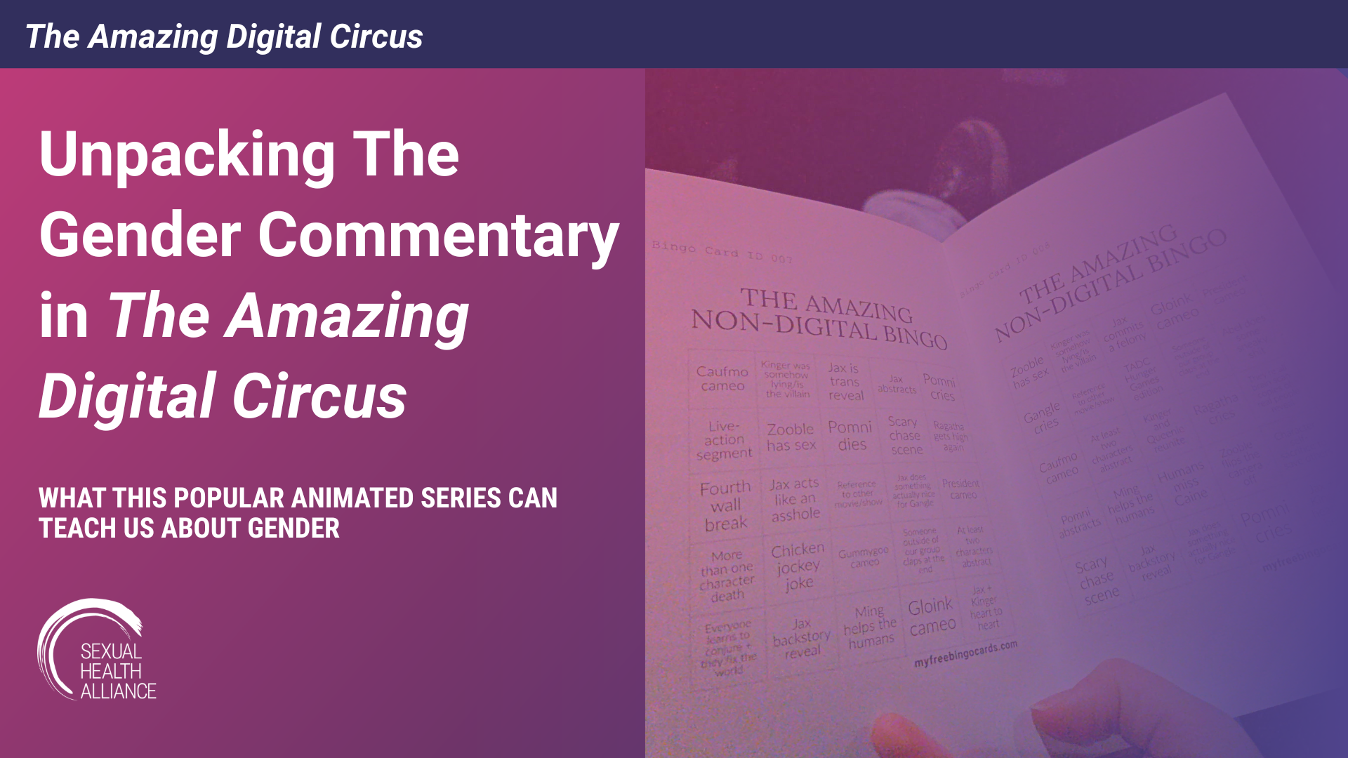 Unpacking The Gender Commentary in The Amazing Digital Circus