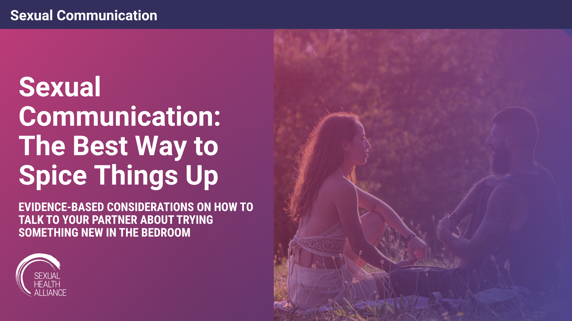 Sexual Communication: The Best Way to Spice Things Up