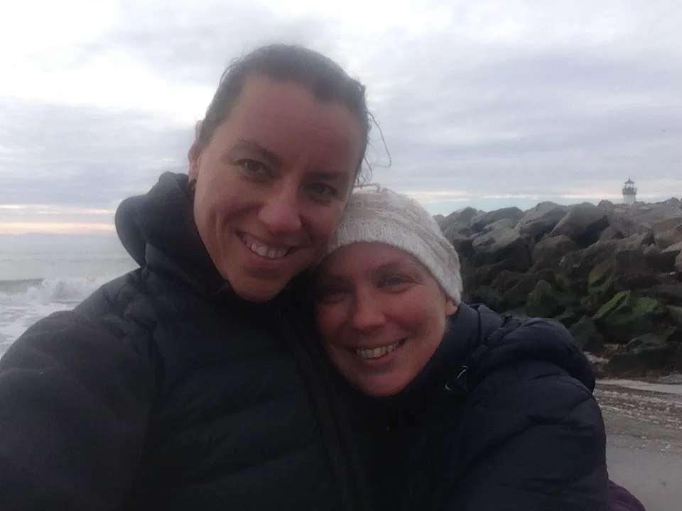 Tidewalker with the author last winter