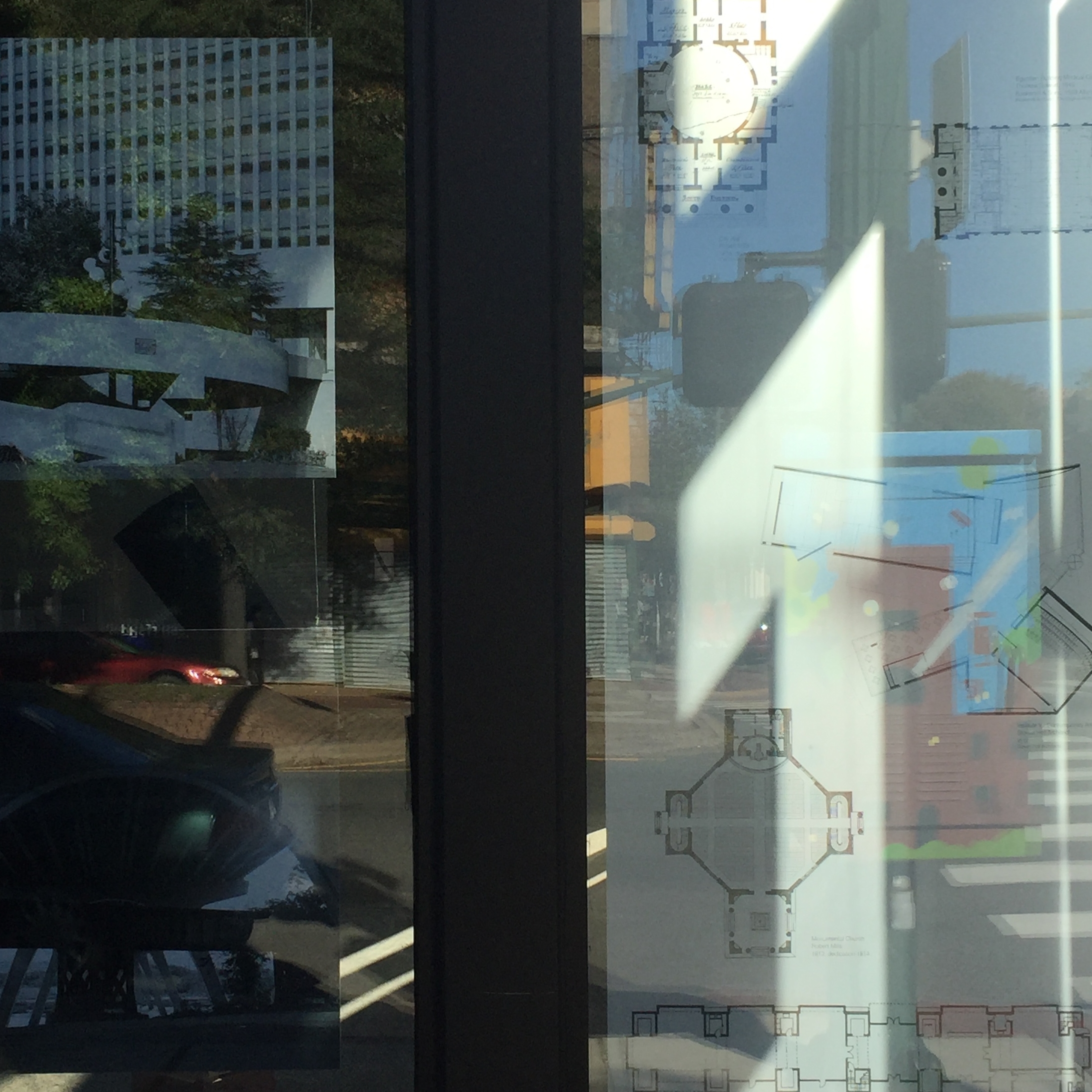 "Richmond as a Work of Art" installed in 201 East Broad Street. Courtesy of Storefront staff.
