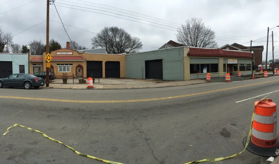 Potential location of the Six Points Innovation Center (6PIC) in the Highland Park neighborhood, the 3000 block of Meadowbridge Road.