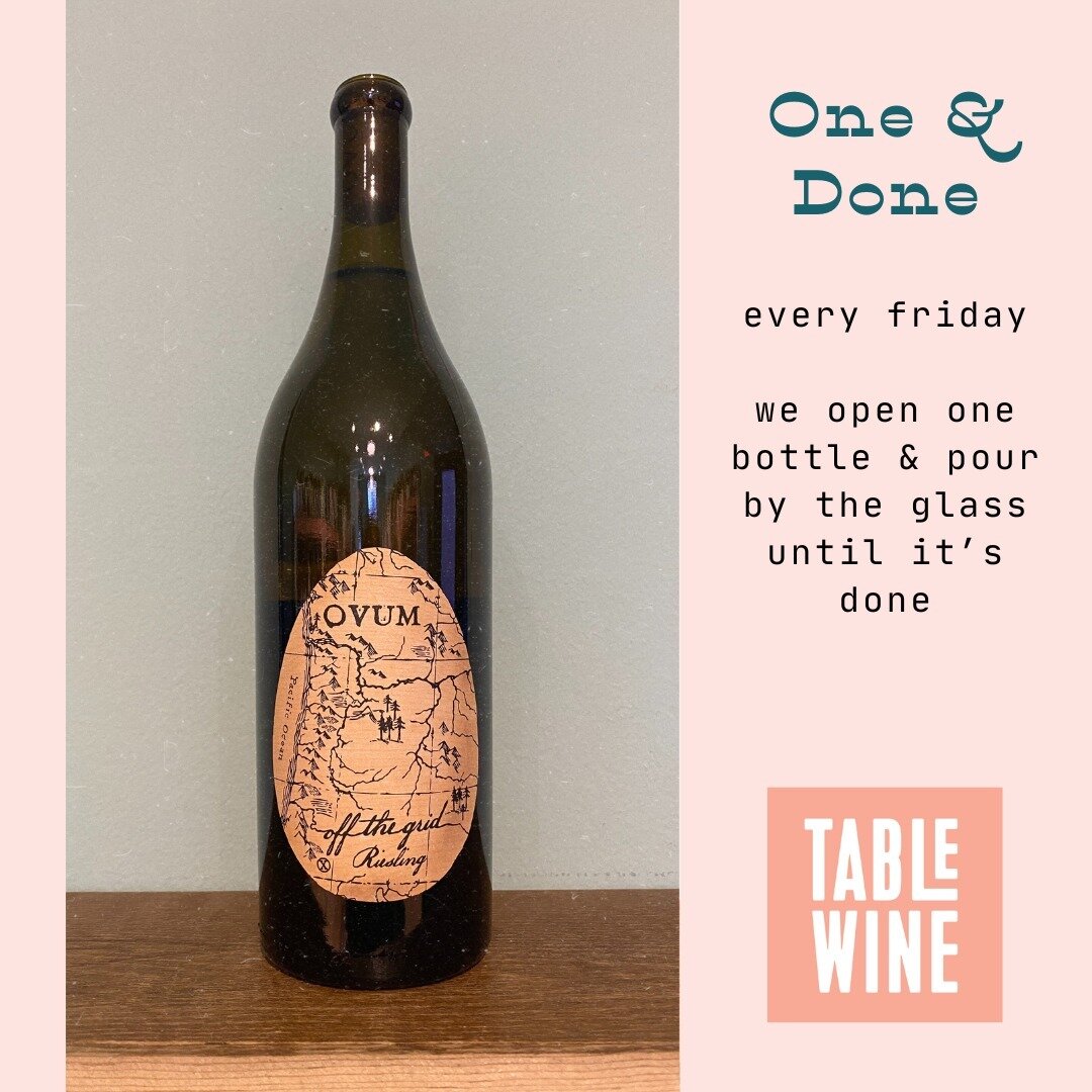 Is there a more perfect wine for Easter weekend than Ovum? 🐇 We think not with their egg labels. But it's not just about looks. Ksenija &amp; John House are co-owners and co-winemakers at one of Oregon's most exciting wineries. (You know, Big Salt, 