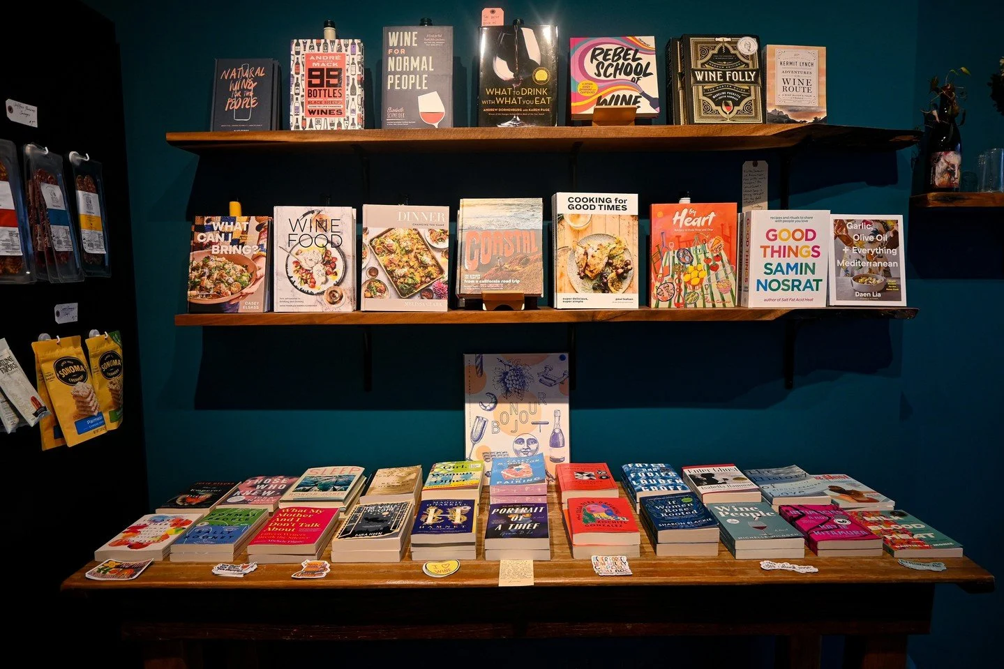 Cooler nights call for new reads. Grab a couple, find your cozy spot, and maybe curl up with a blanket, a good book, and a glass of something nice. 📚