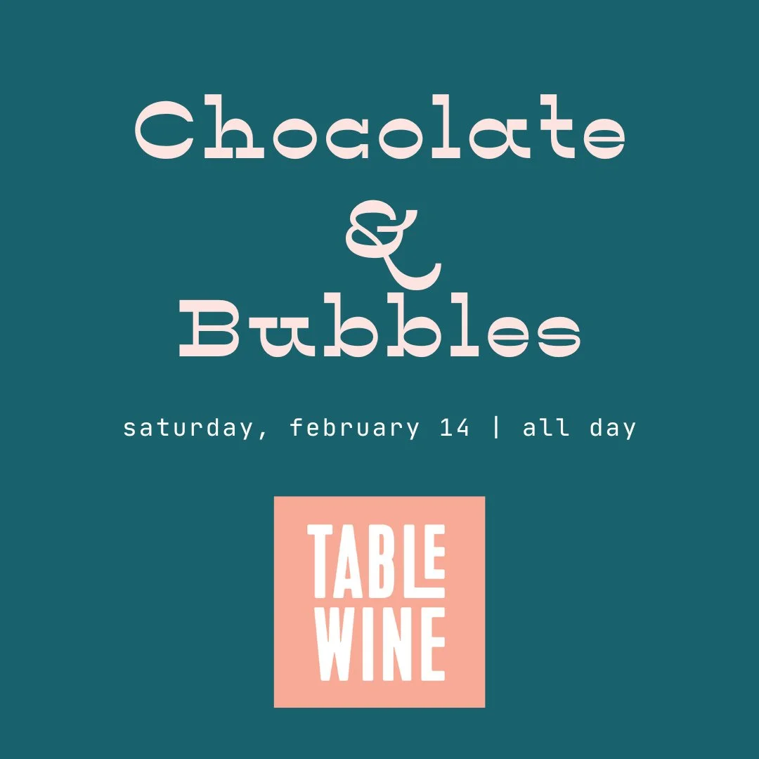 Chocolate &amp; Bubbles is back and happening Valentine&rsquo;s Day! 🍫🍾⁠
No matter what Feb 14 means to you, life is better with chocolate and sparkling wine. We&rsquo;ll be serving a special combo of bubbles and chocolate all day long from 12&ndas