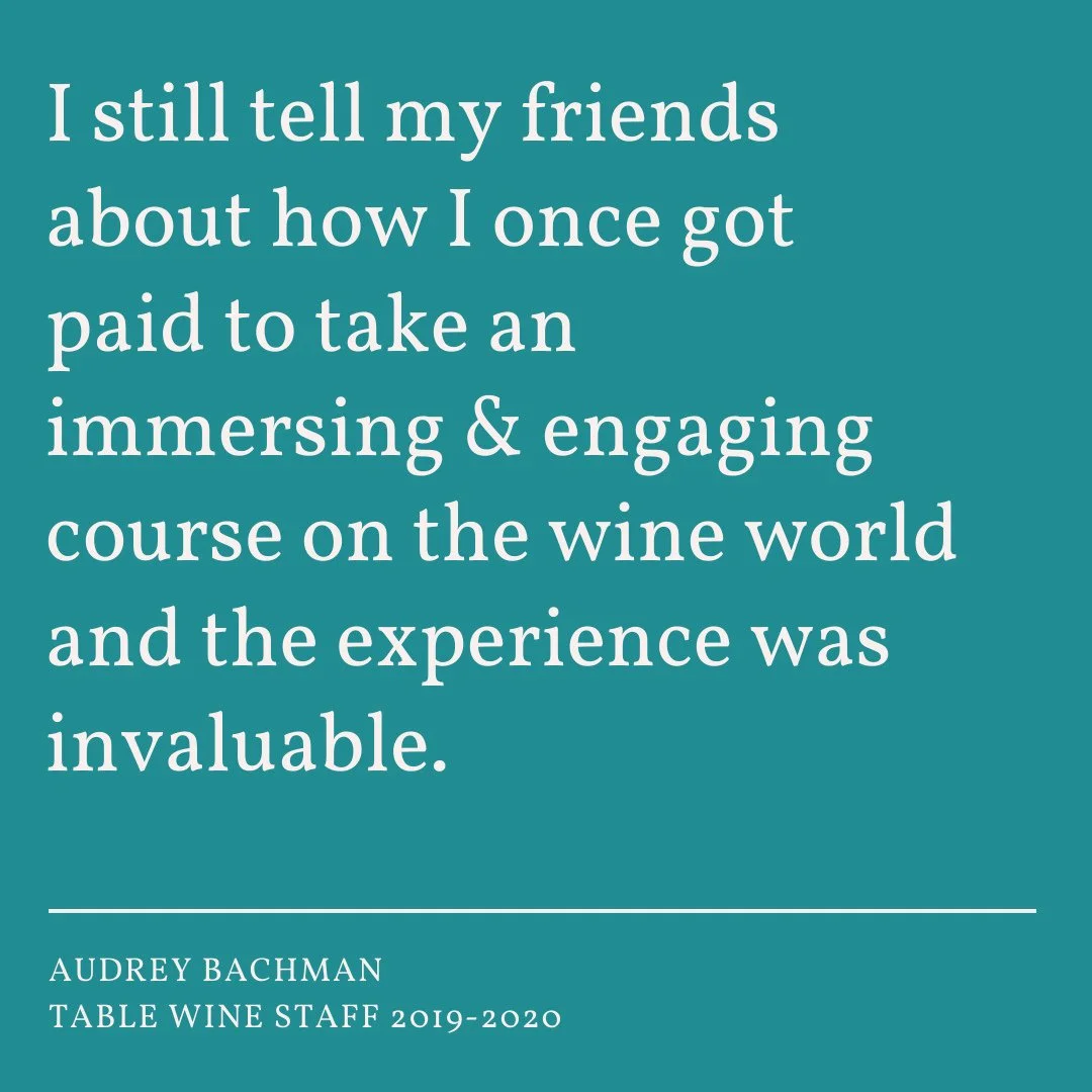 Love wine? Want to work in a place where you get to learn more about it? And also work alongside a pretty cool team of other wine enthusiasts? Well, we're hiring! Our ideal staff members are friendly &amp; knowledgeable, and they take initiative to m