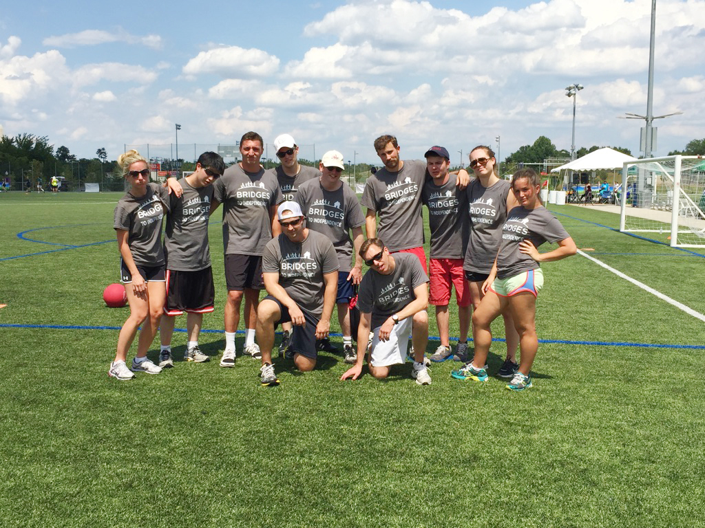 Our team after a tiring six hours in the summer sun!