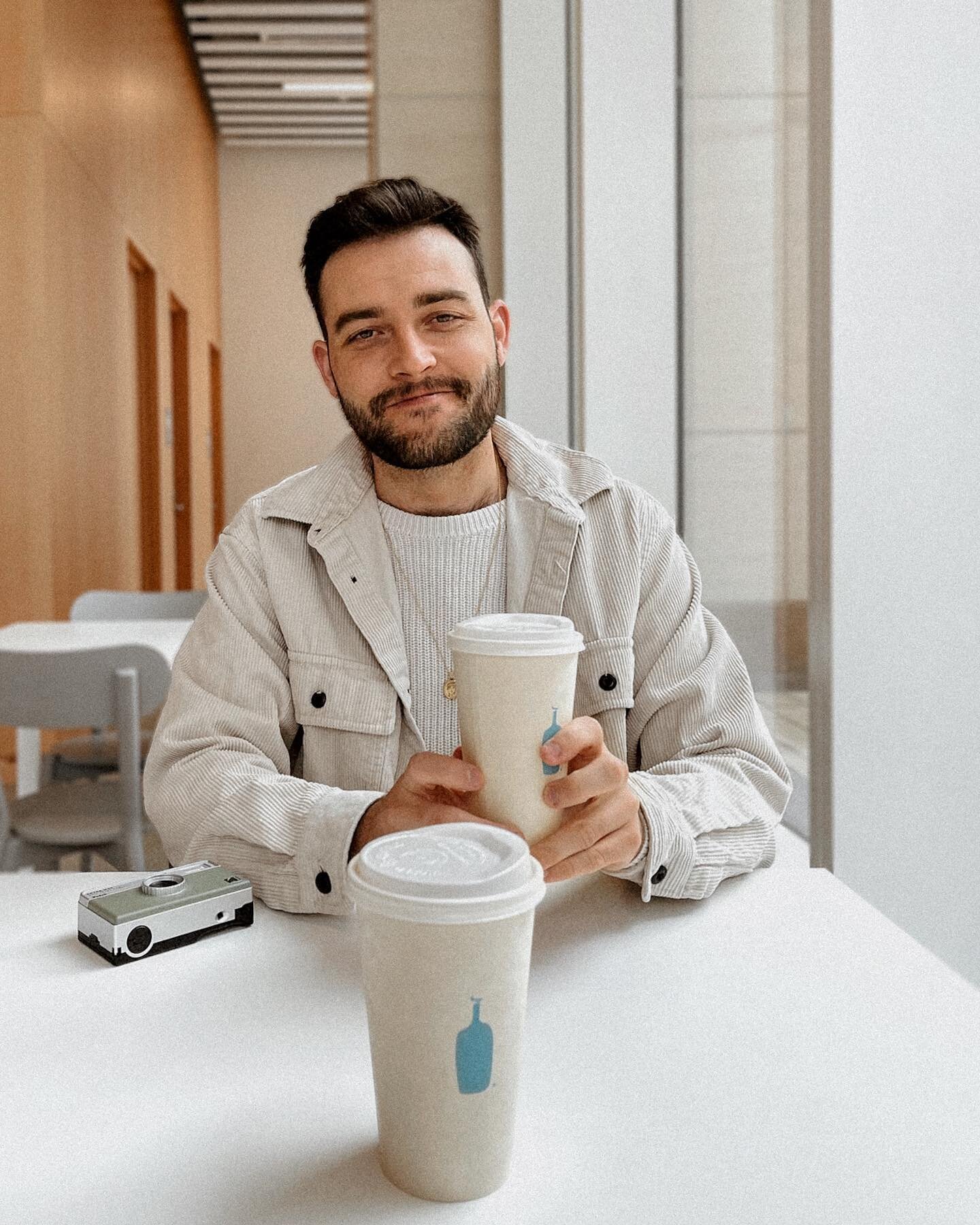 When I&rsquo;m not flying, I&rsquo;m most likely at @bluebottle | however, got called to work to Boston shortly after enjoying this brew! 🤷🏻&zwj;♂️