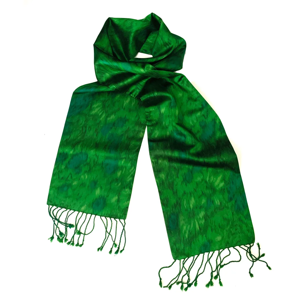 emerald green scarves