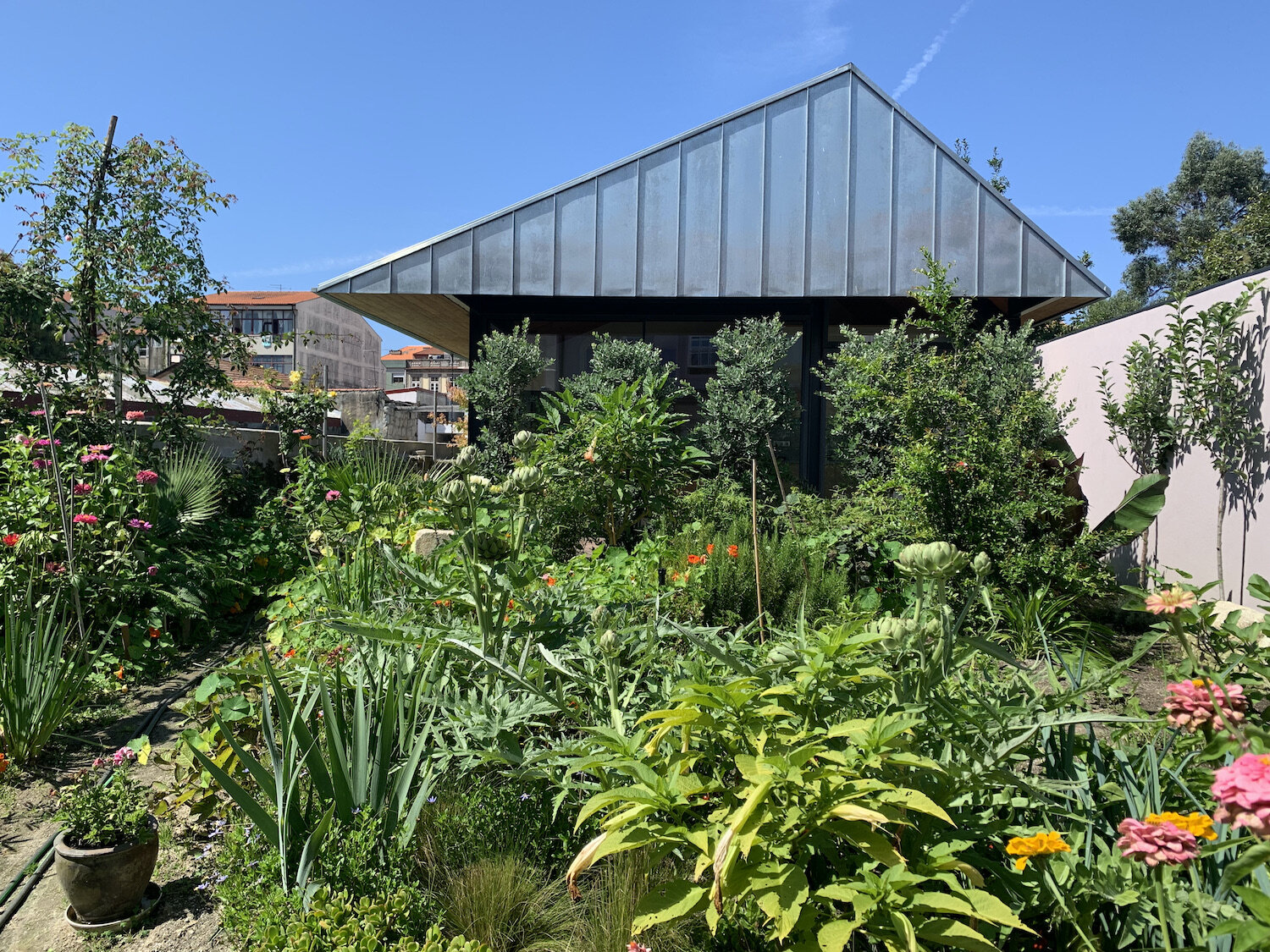  Garden area looking apartment H 