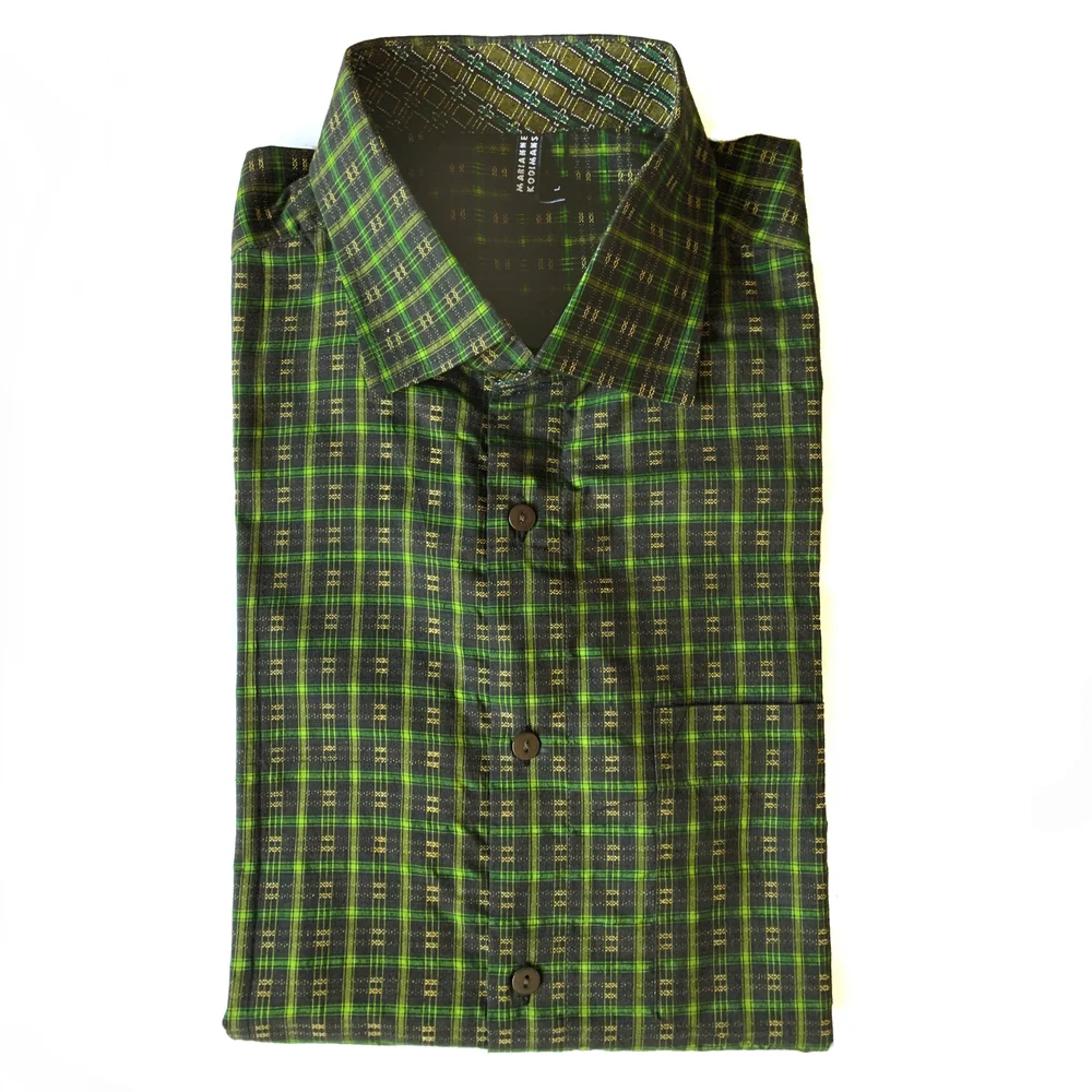 green emerald velvet dress Hisdern Men's Short Sleeve Sage Green Casual Linen Shirts for Summer B main image 1
