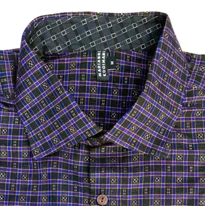 iridescent mens dress shirt Long sleeve men's dress shirt (M) in iridescent lavender blue plaid —  kokovenice.com