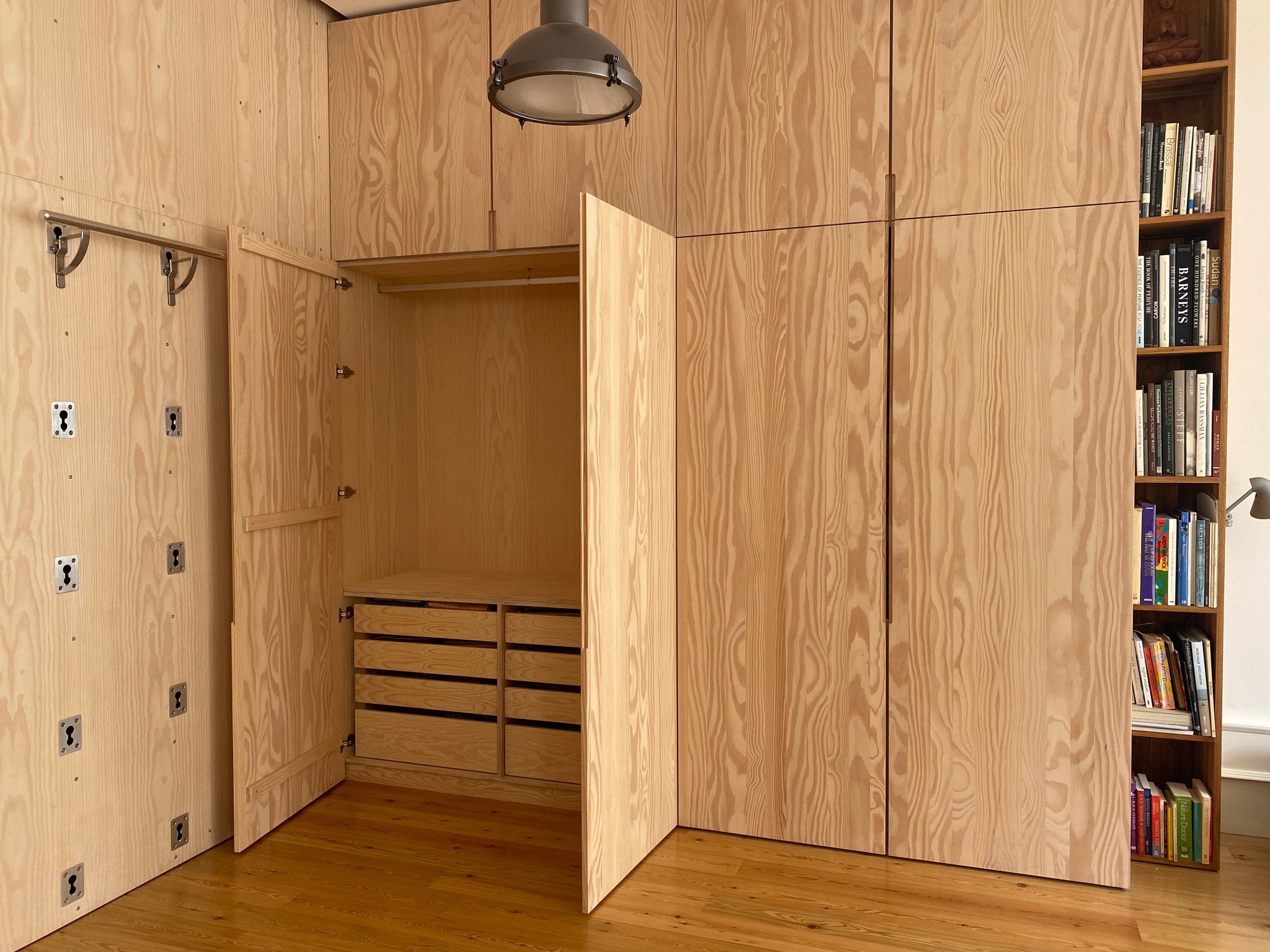 Custom cupboards in apartment D