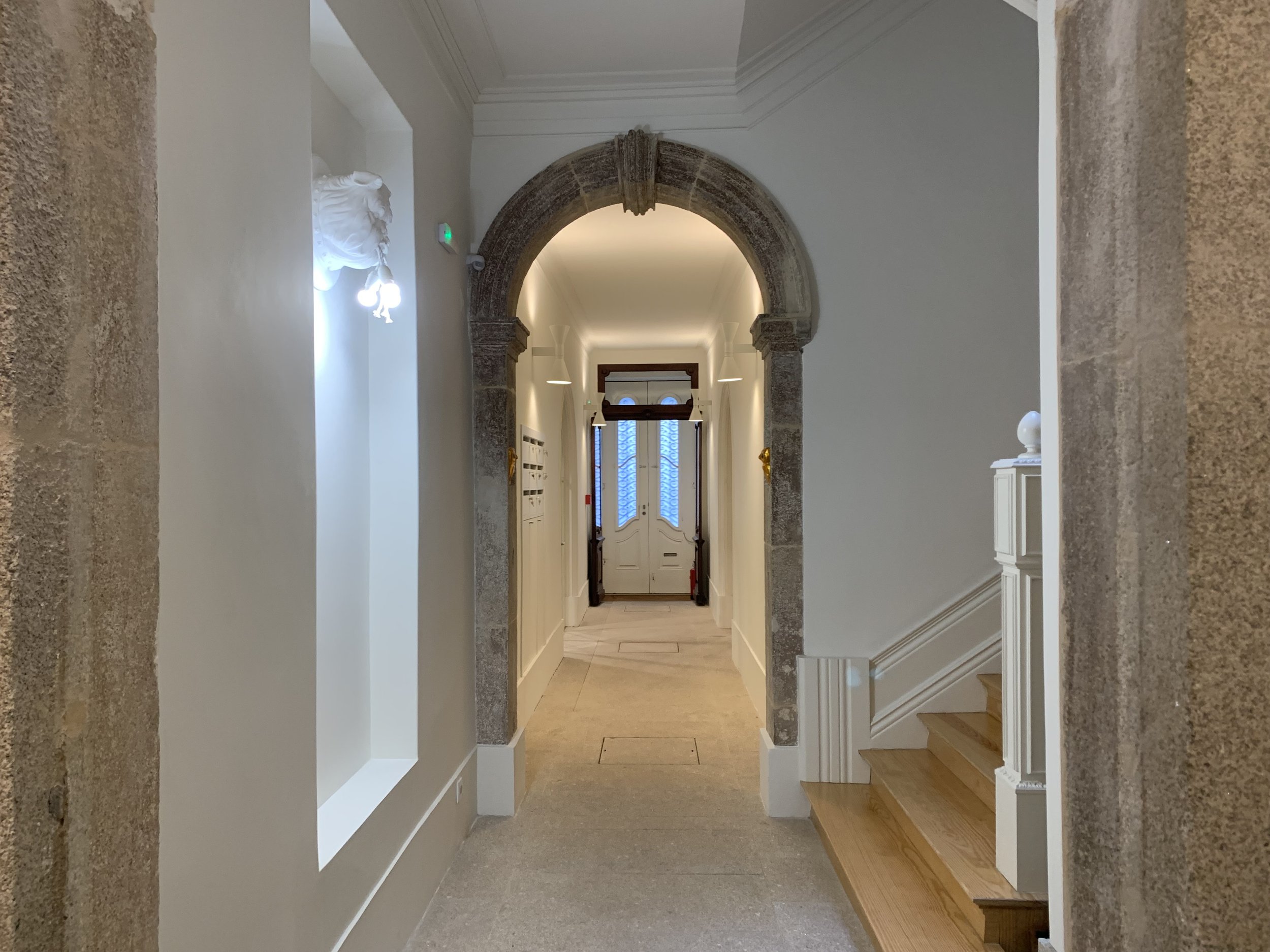 Entry hallway  and main entry doors