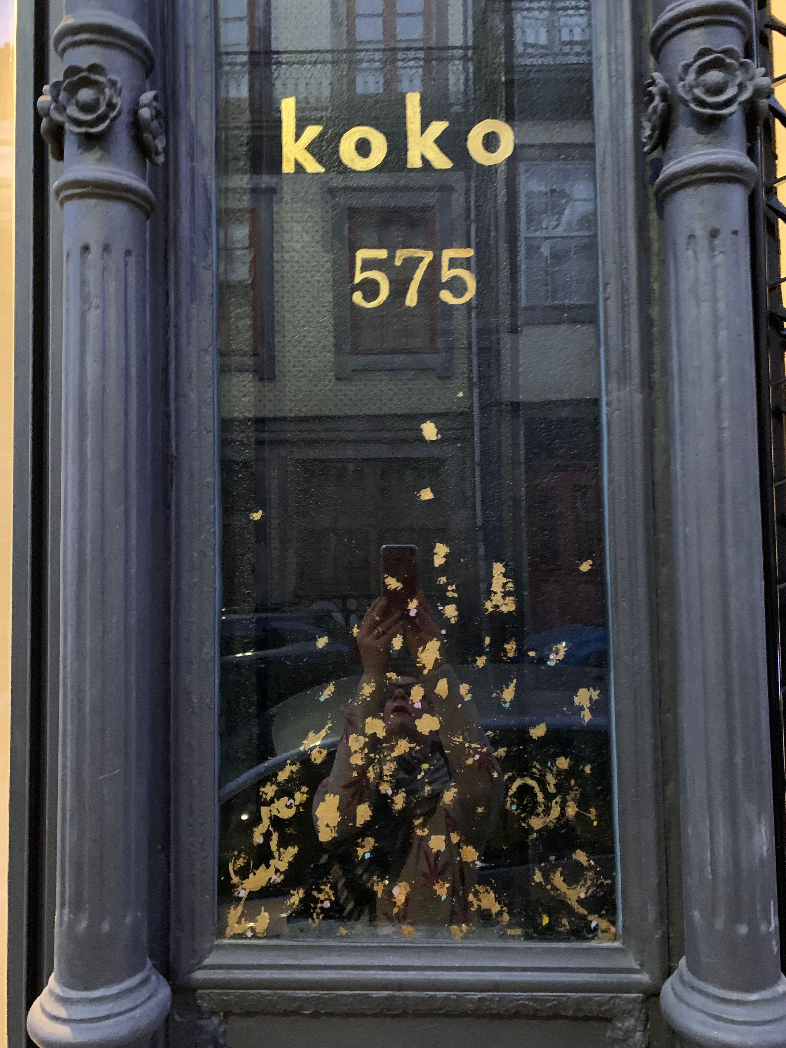 The new Koko store front window
