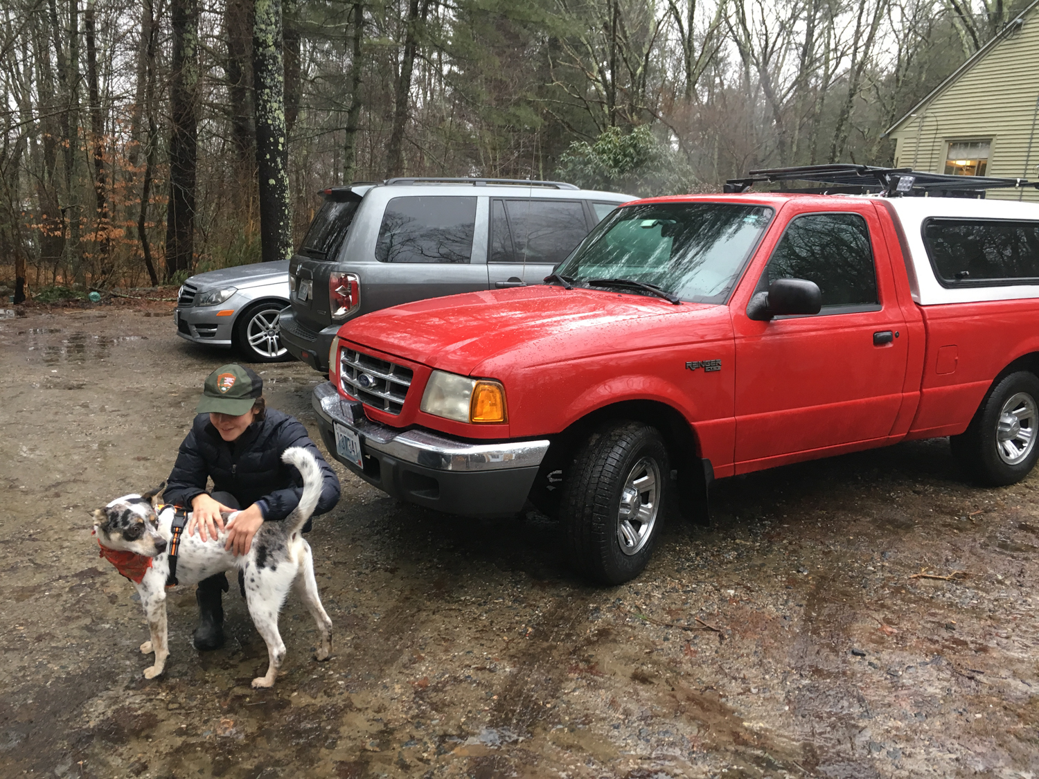 Foster, RI • Goodbye mom & John. Goodbye freezing rain.