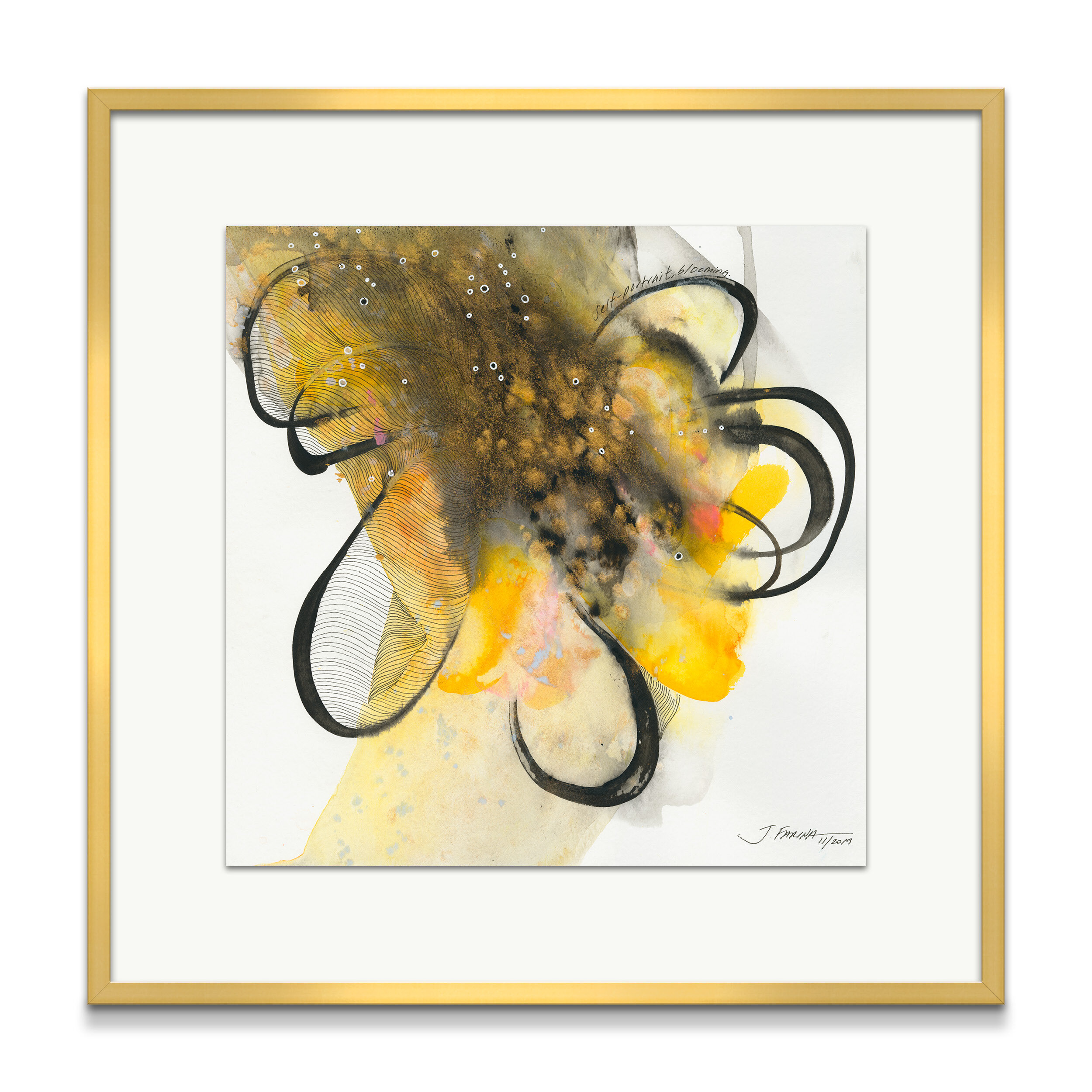 Self-portrait, blooming.