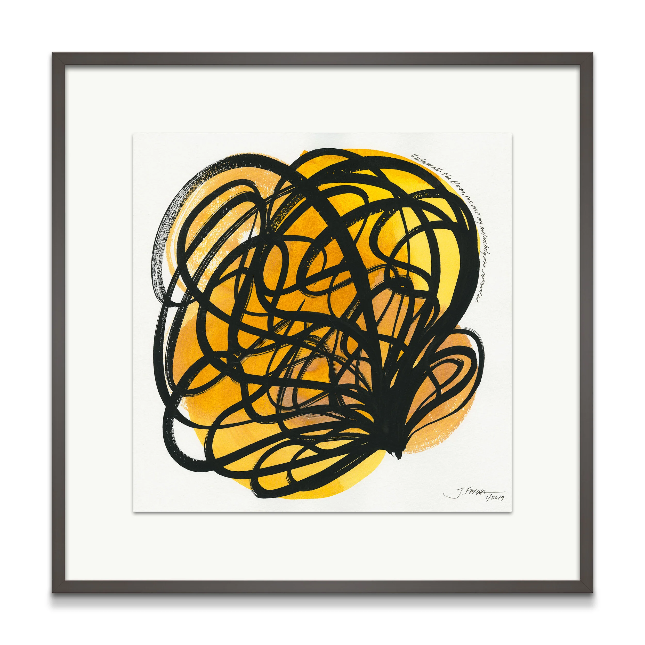 Underneath the bloom...