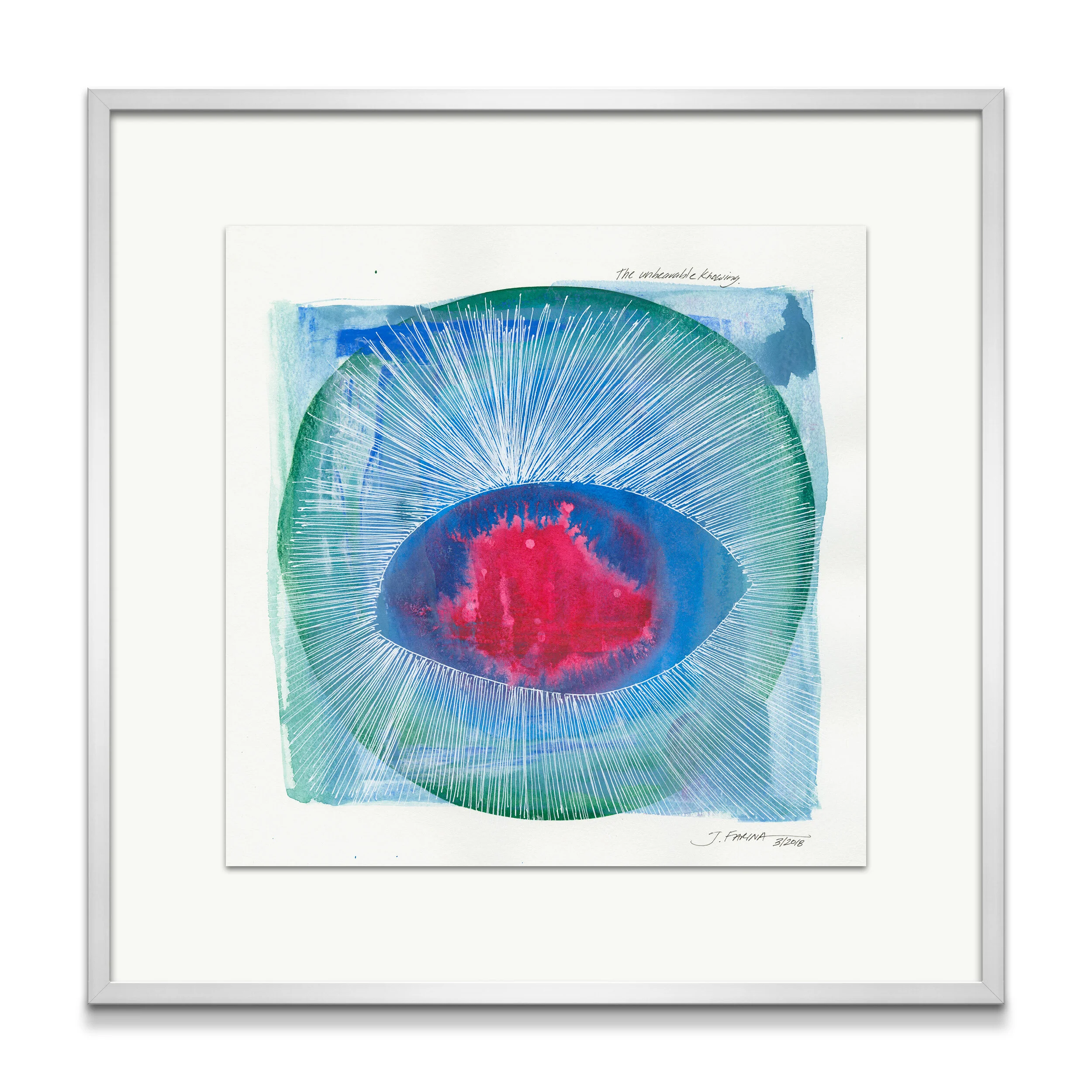 The unbearable knowing.