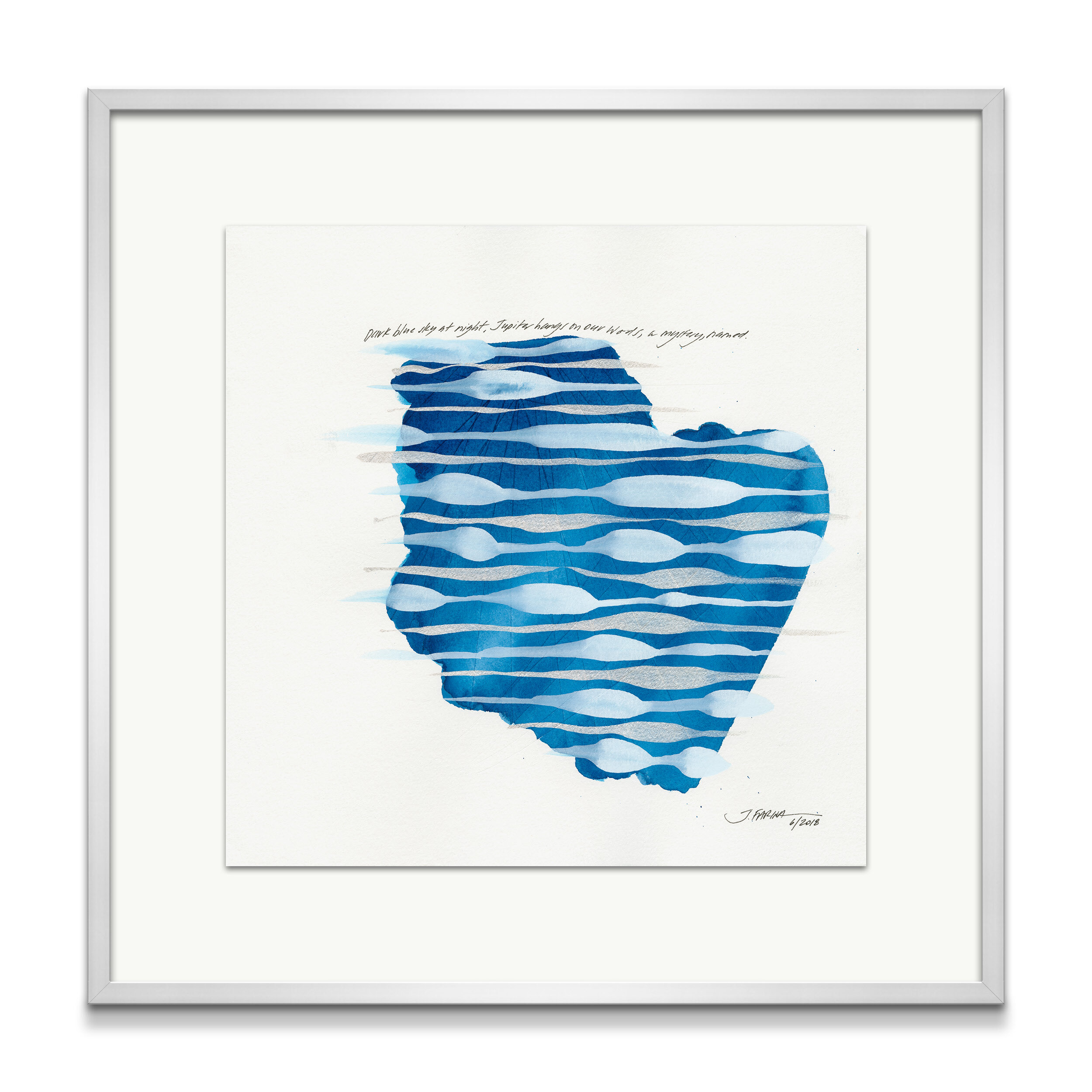 Dark blue sky at night...