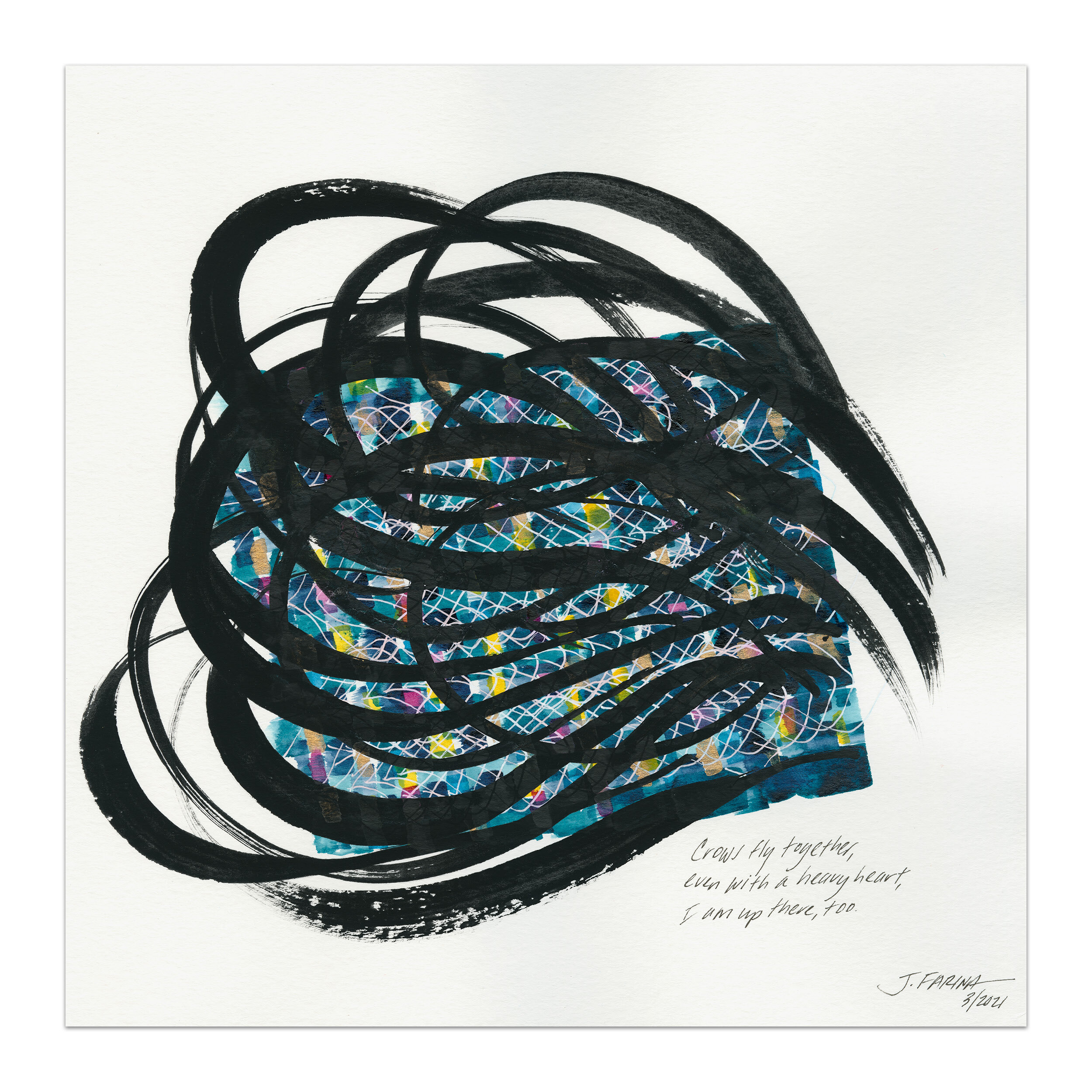 Original watercolor painting by Jennifer Farina.