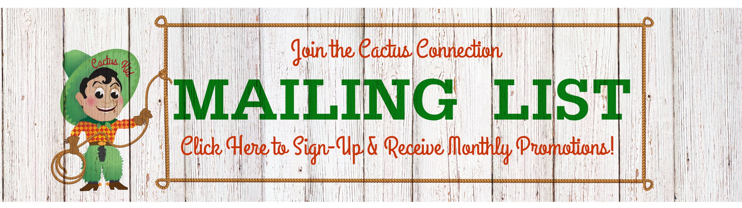 Mailing List: Cactus Connection