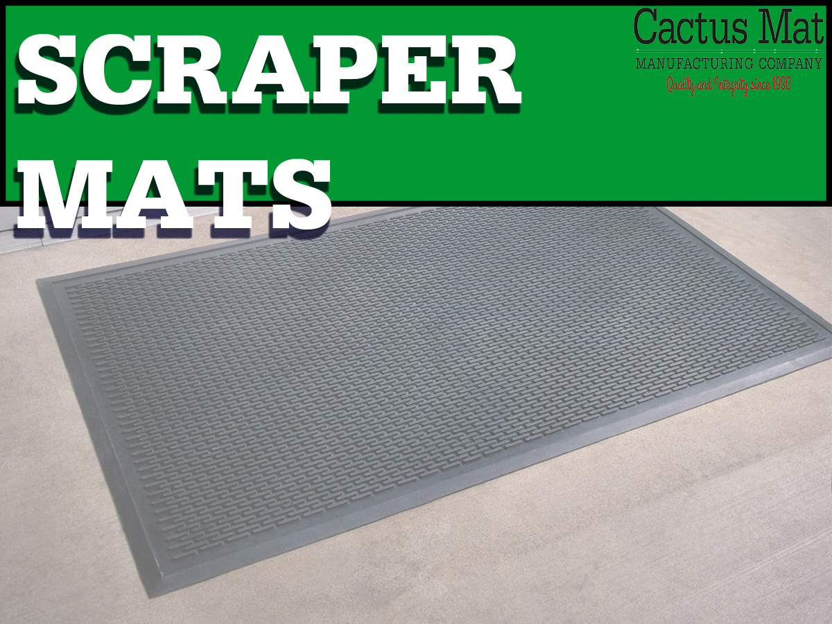 Cactus Mat 2522-C5 VIP Topdek Senior 3' x 5' Black Heavy-Duty Rubber Anti-Fatigue Floor Mat - 1/2 Thick