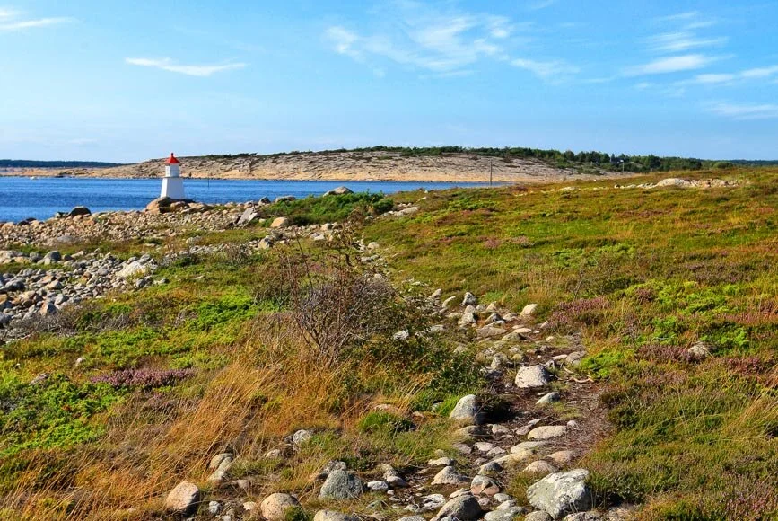 Kyststien på Asmaløy.