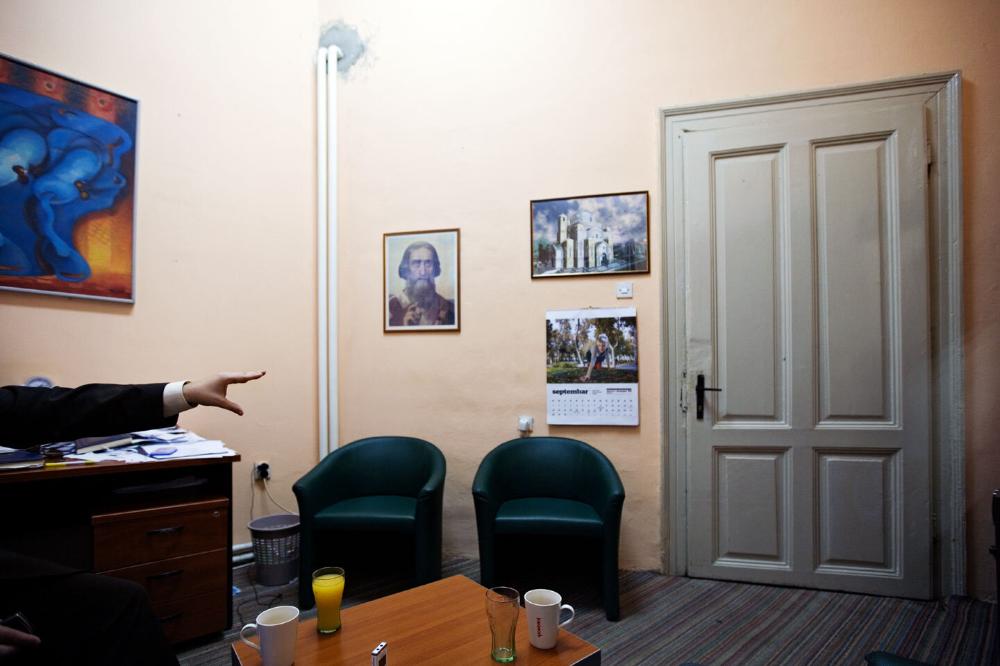  Davor in his office, Leskovac, Serbia 