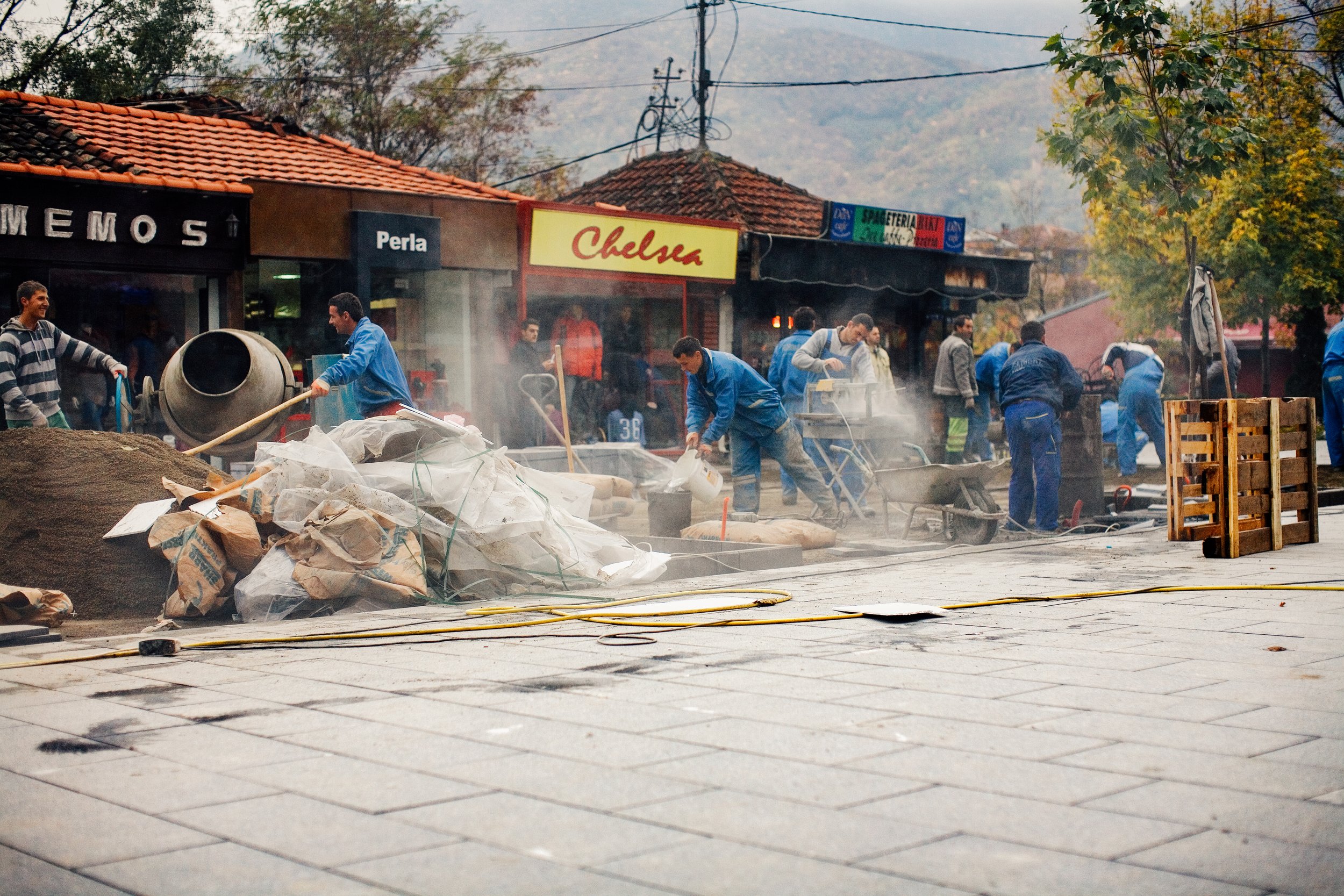   Construction Workers    Peja, Kosovo, 2009 