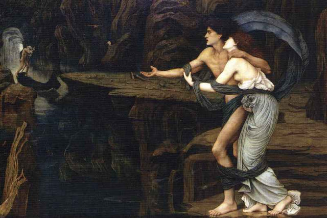 John Roddam Spencer Stanhope - Orpheus and Eurydice on the Banks of the Styx.jpg