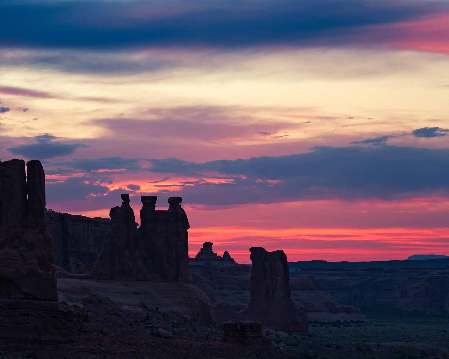 Gossips Watching Sunset