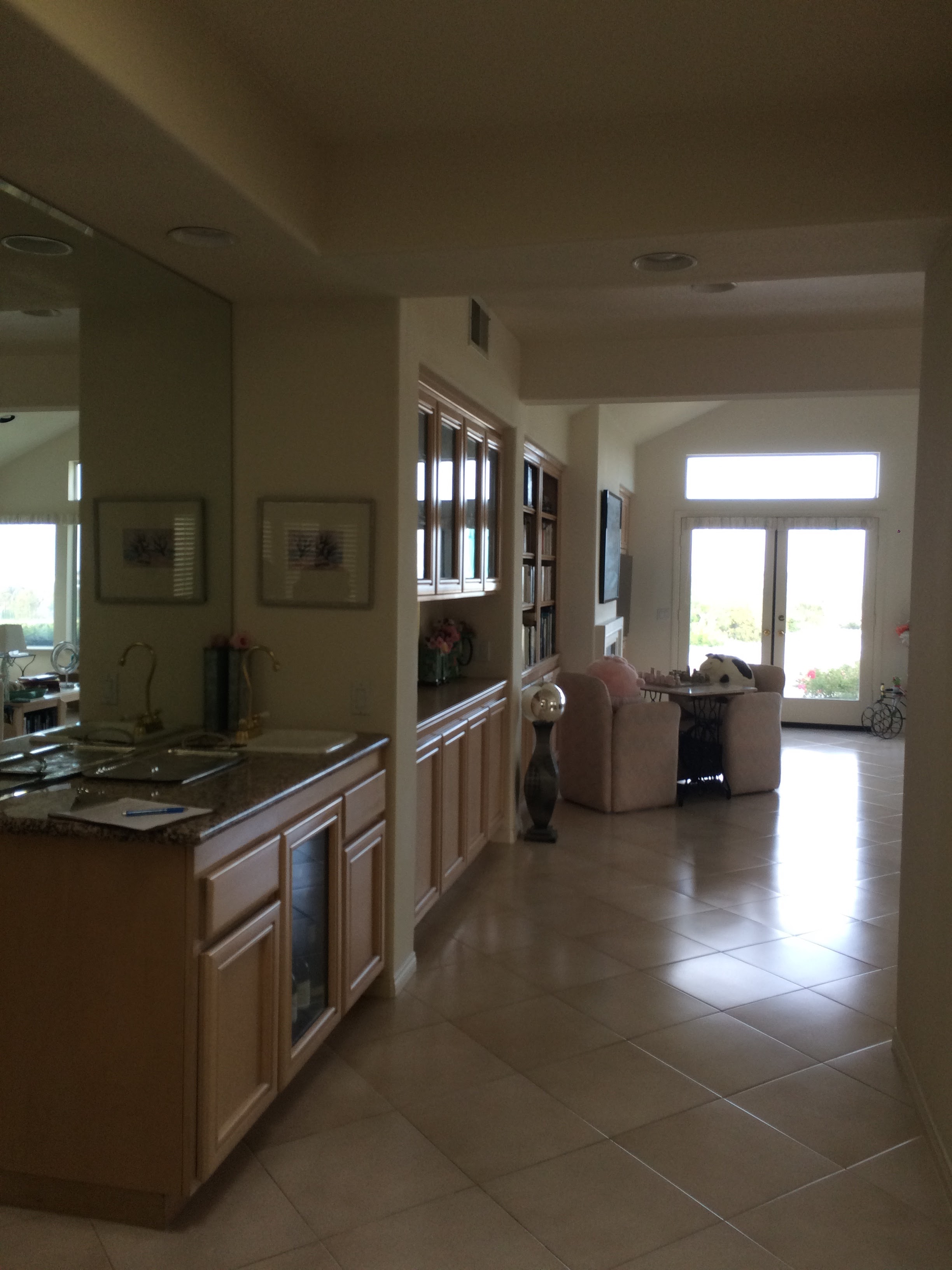 Replacing all tile flooring with 24x24 Tiles with radiant heat