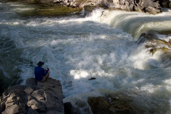 Neil Ever Osborne at Dagger Falls. Photo by Greg Stahl