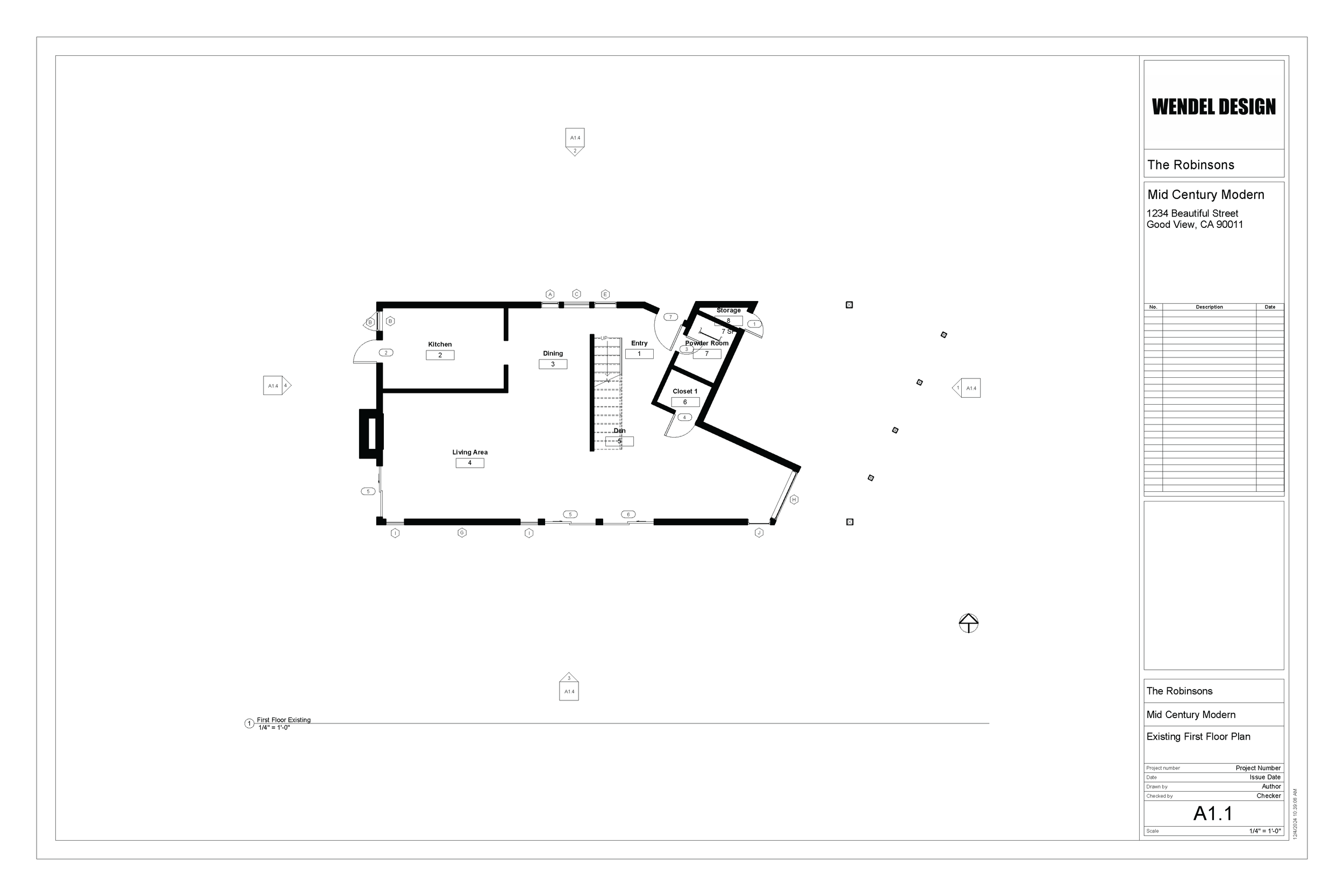 Existing First Floor Plan