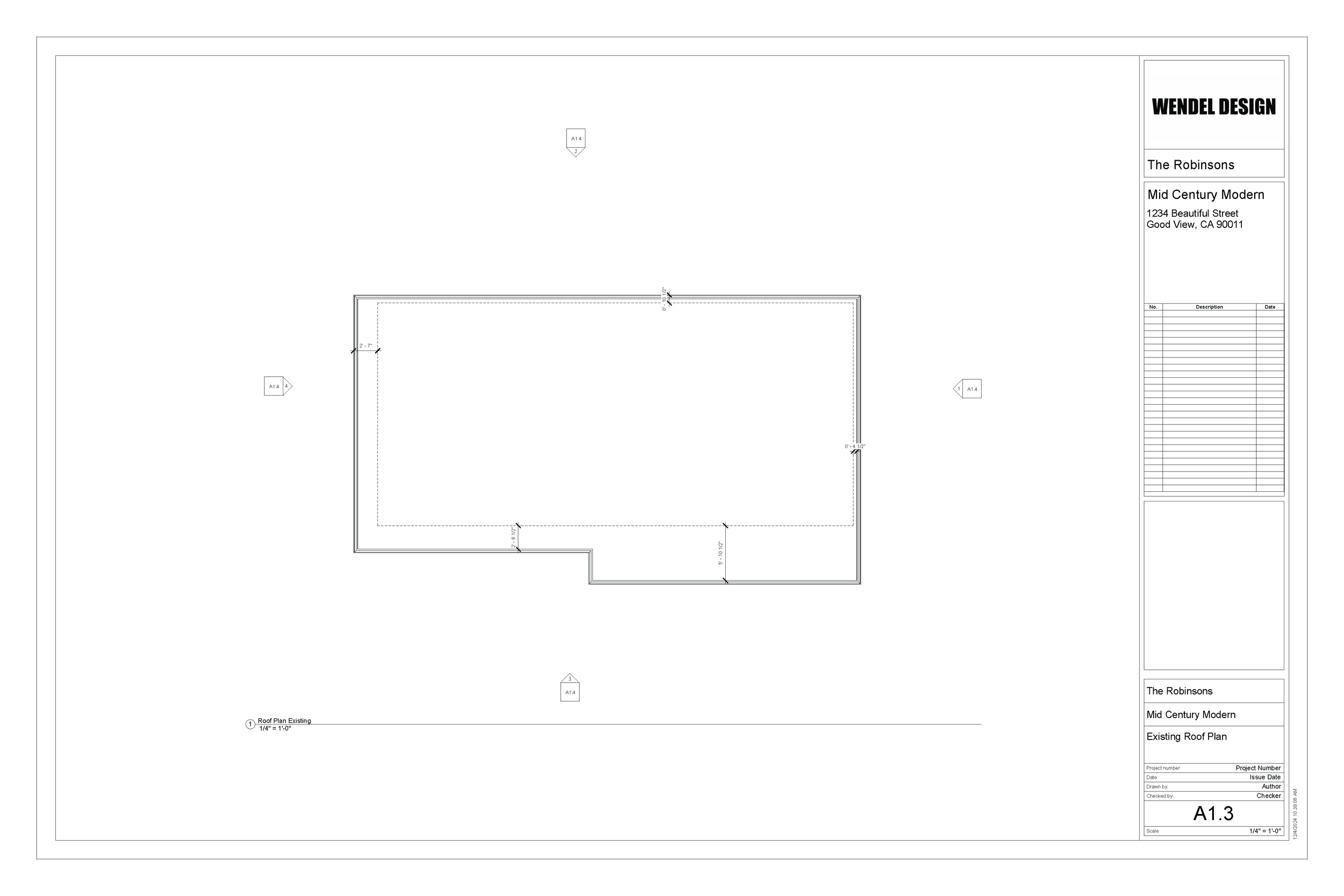 Existing Roof Plan