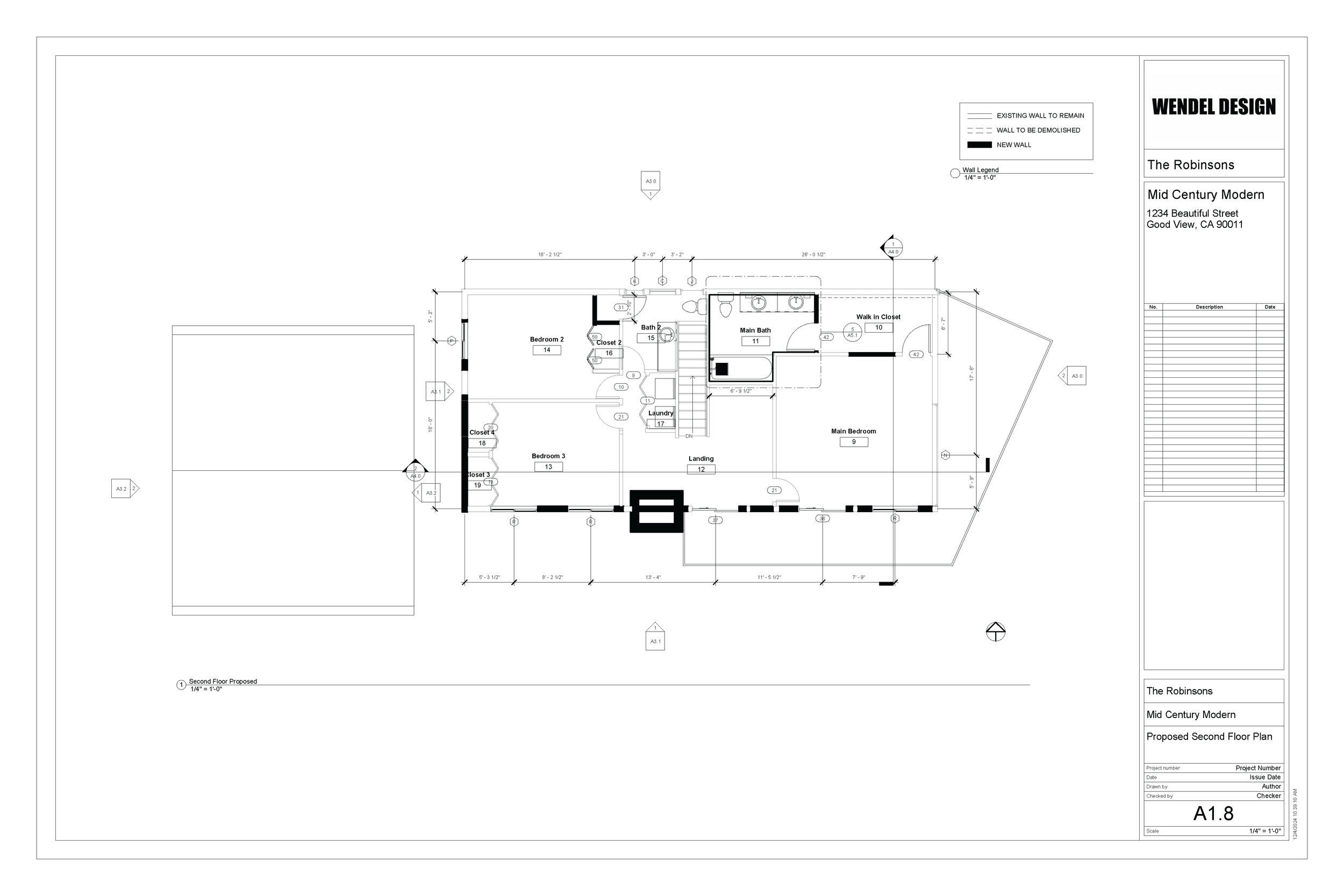 Proposed Second Floor Plan