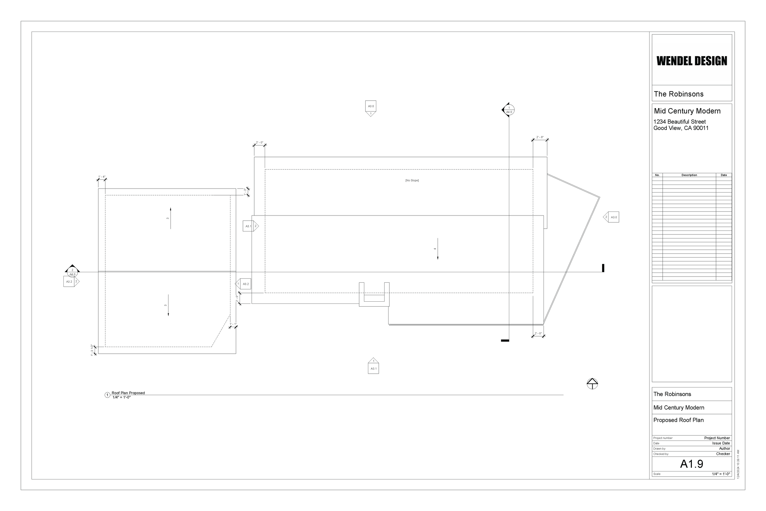 Proposed Roof Plan