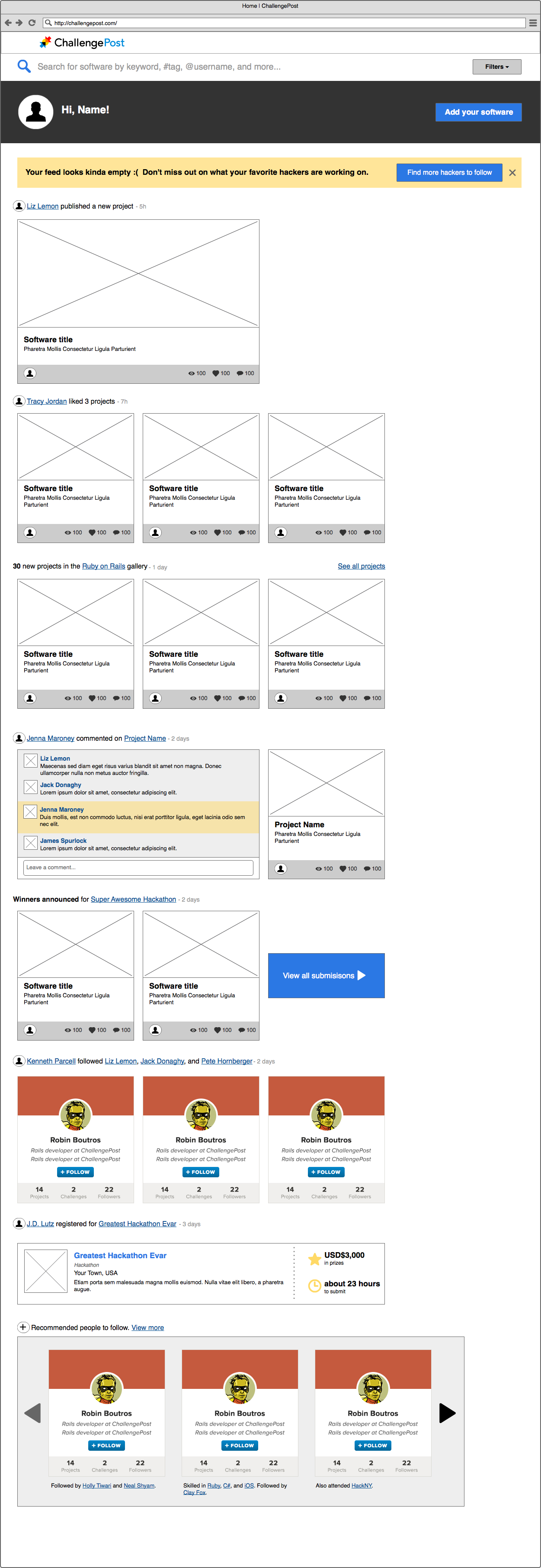 Final Wireframe